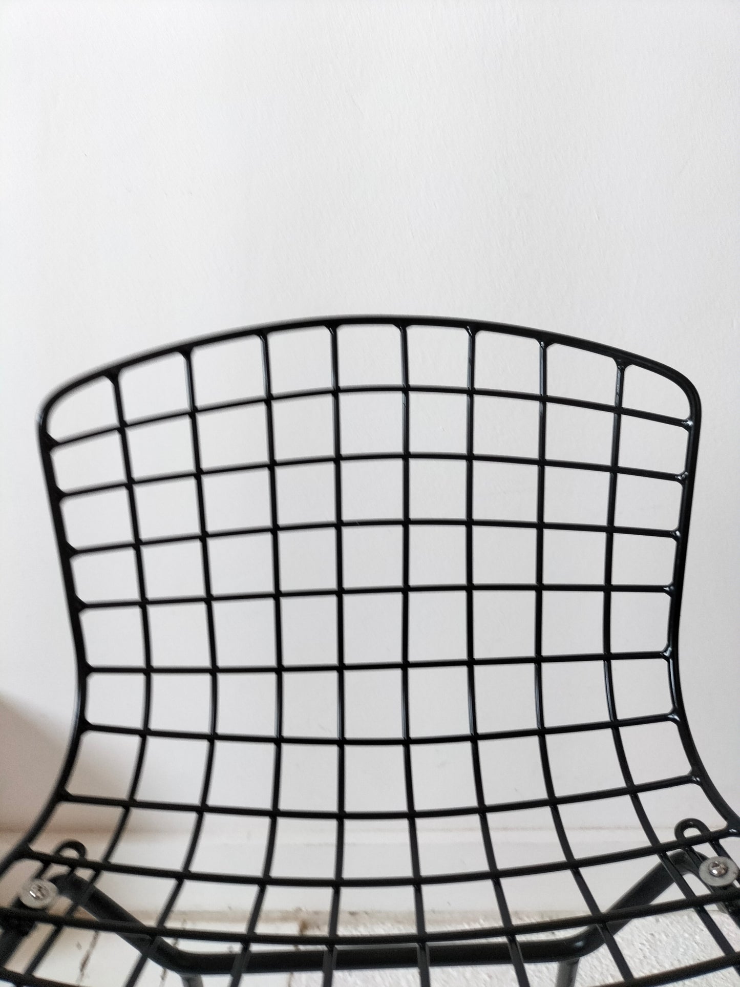 Chaise enfant années 2000 inspi Harry Bertoia pour Knoll