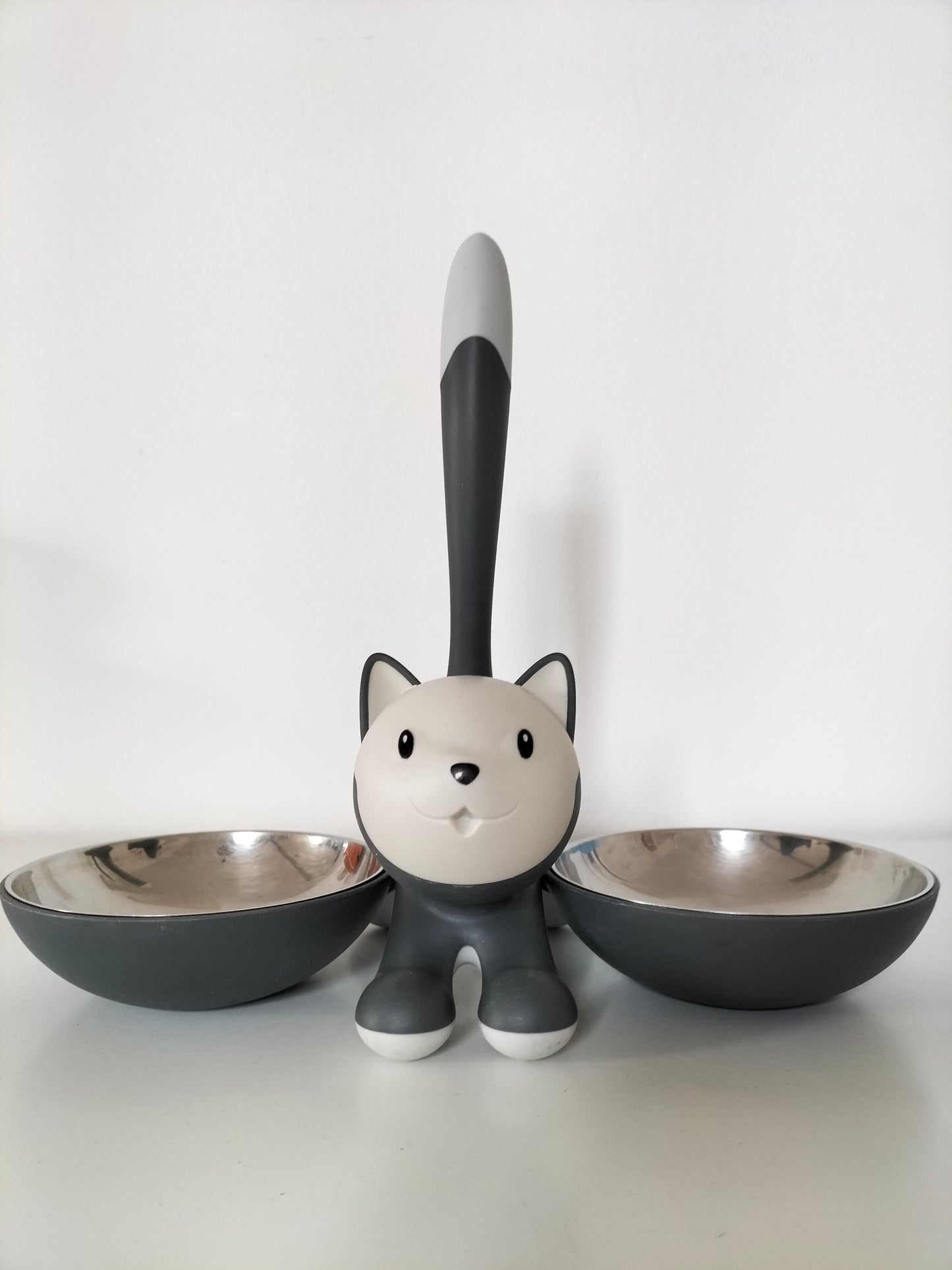 Gamelle double chat Miriam Mirri pour Alessi 2005