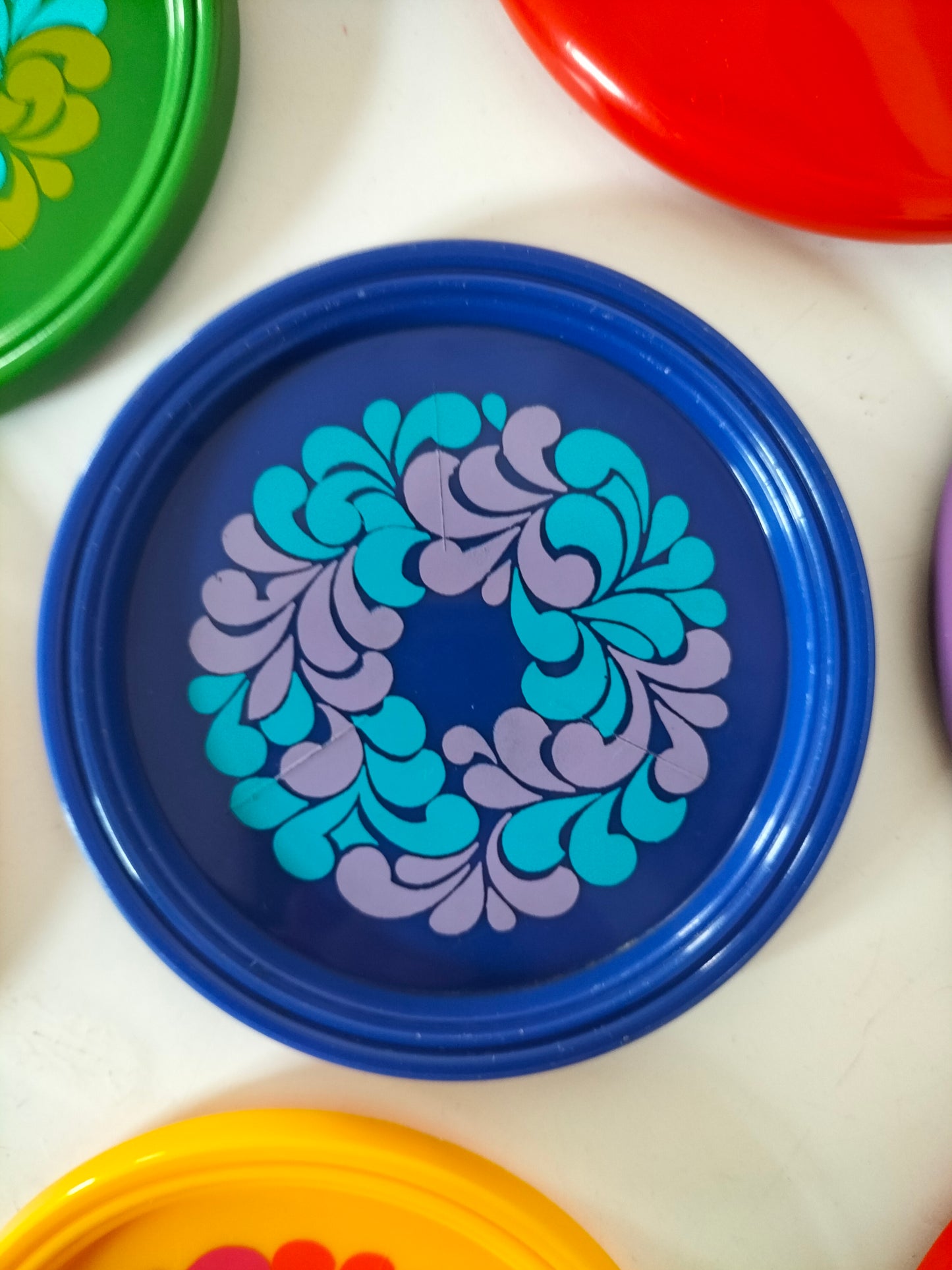 Set de 6 sous-verres + boîte Emsa West Germany