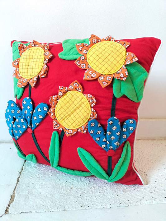 Coussin déhoussable vintage