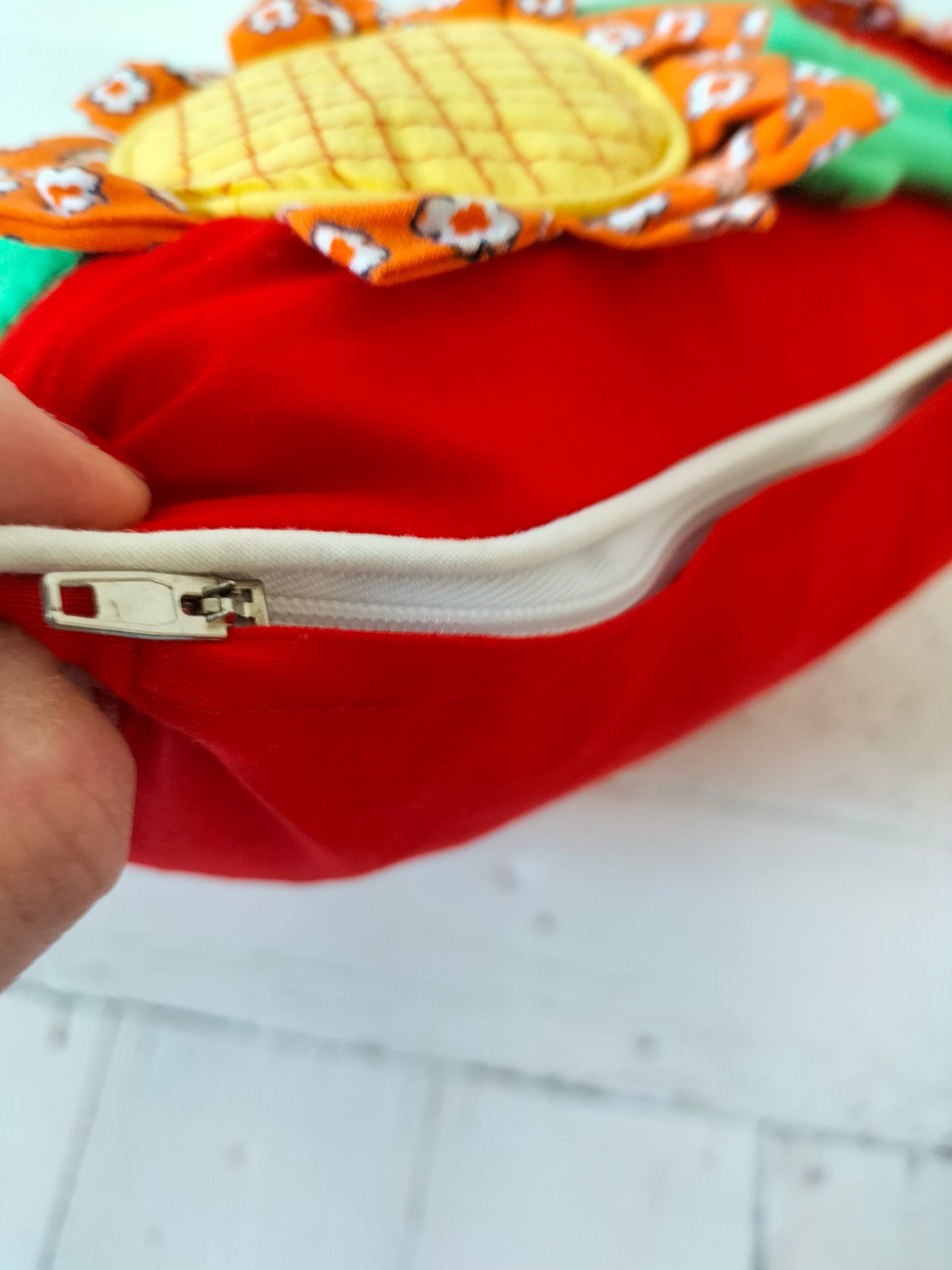 Coussin déhoussable vintage