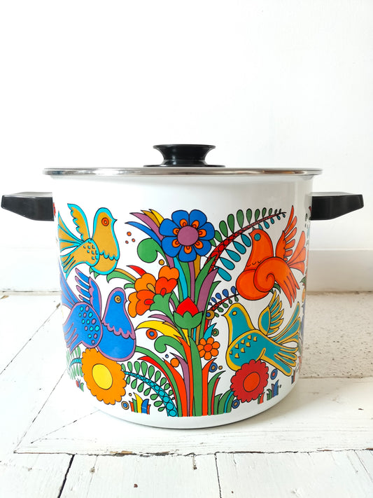 Très grand faitout émaillé Villeroy et Boch Acapulco