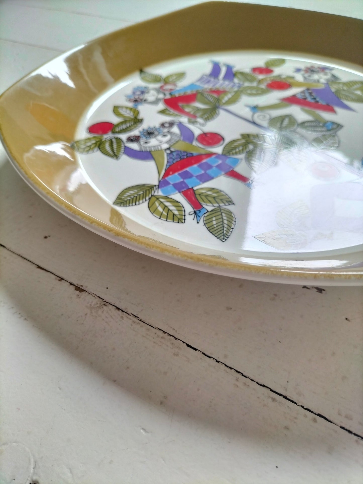 Grande assiette de service/ plat Turi-Design Corsica par Figgjo Flint