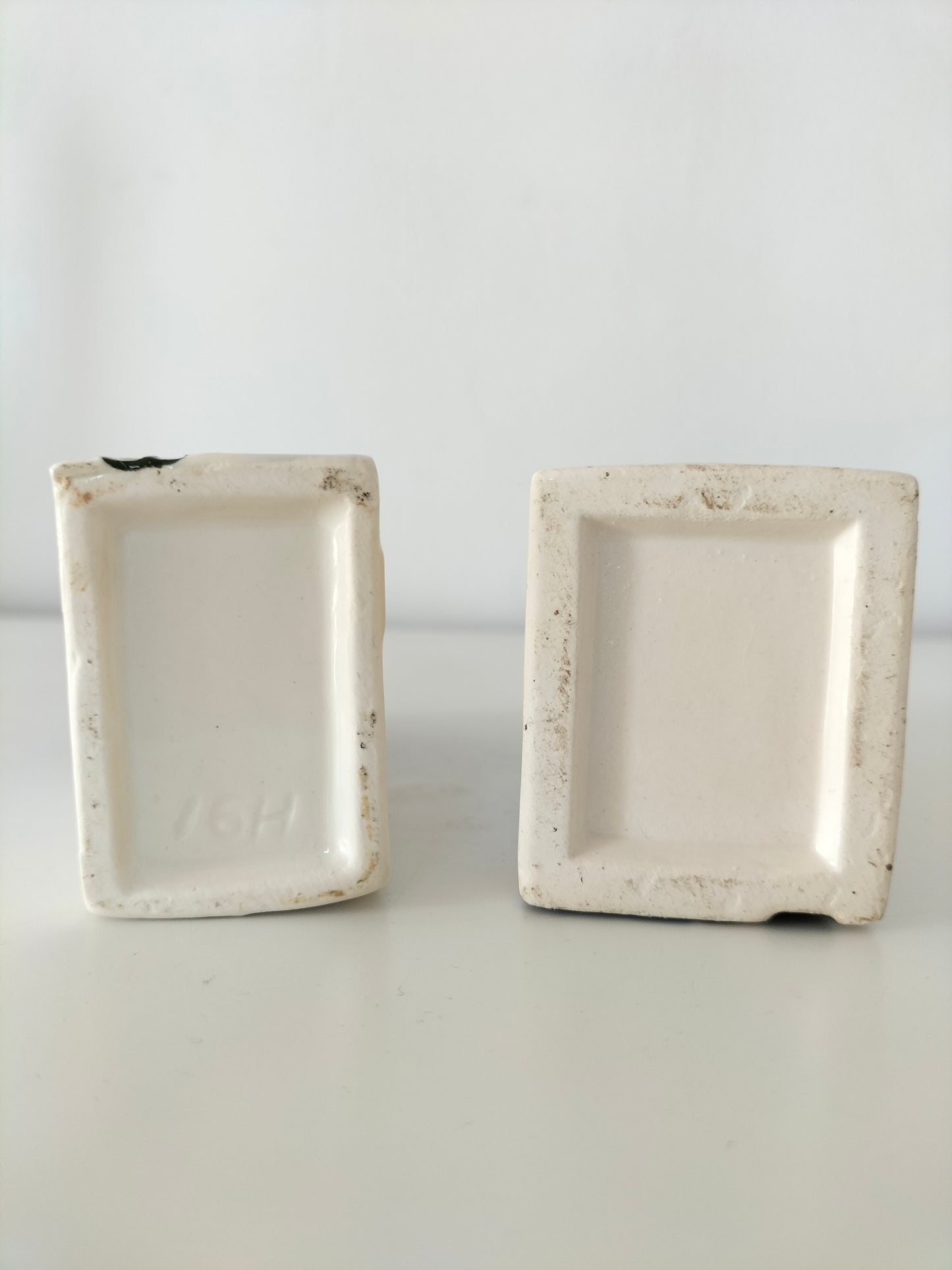 Maison hollandaise miniature 91 et 64 en Bleu de Delft