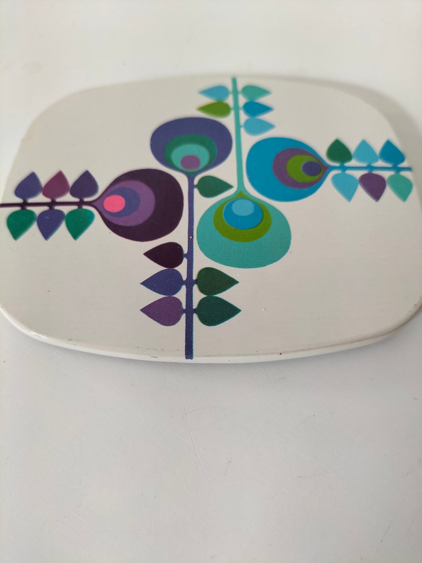 Ensemble de 3 sous-verres Worcester Ware