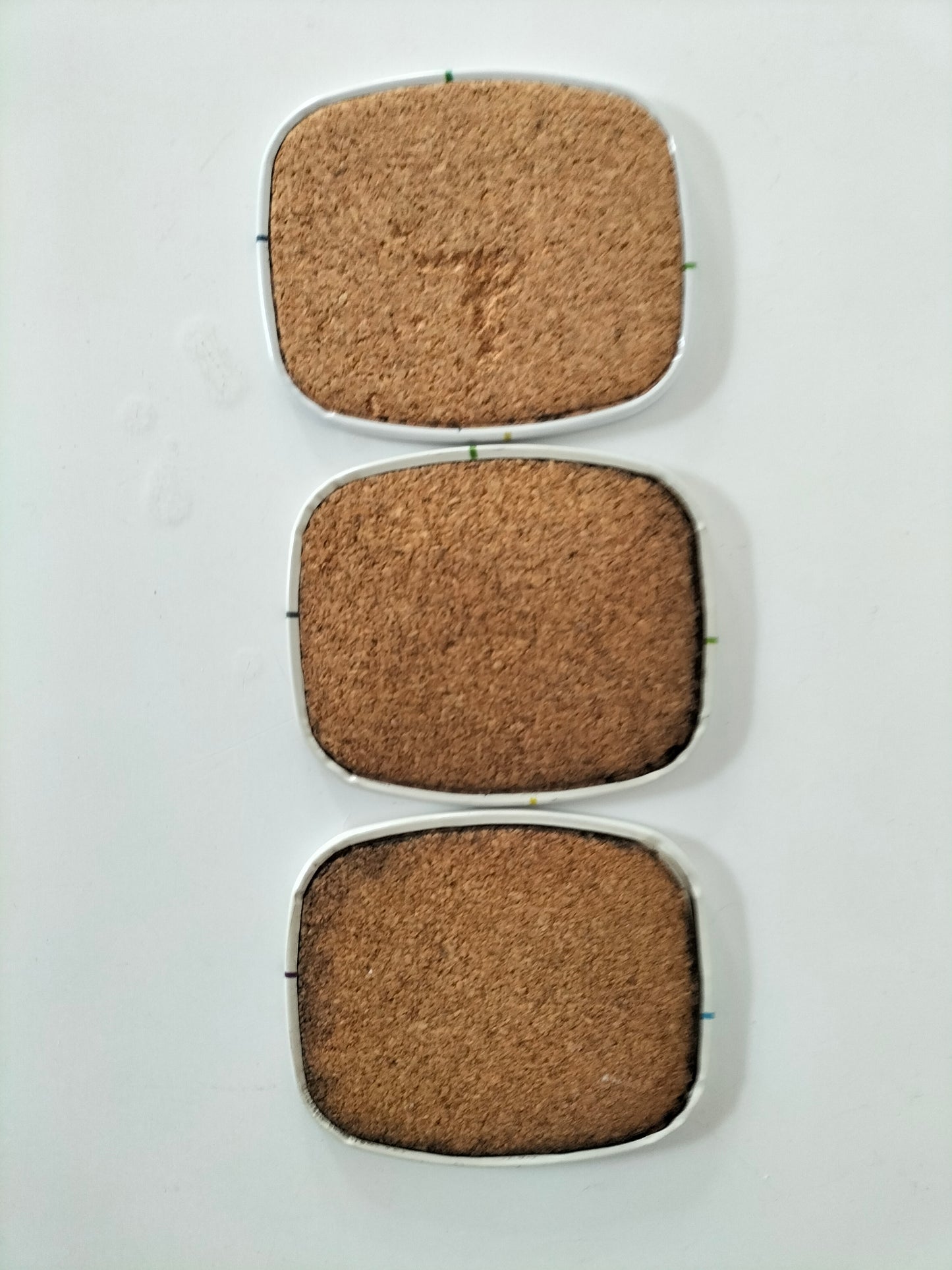 Ensemble de 3 sous-verres Worcester Ware