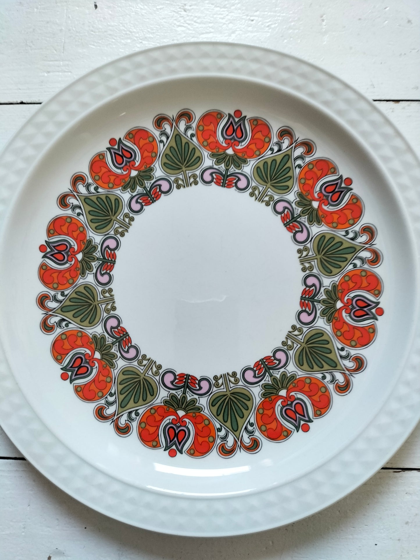 Ensemble de 4 grandes assiettes plates Pontesa
