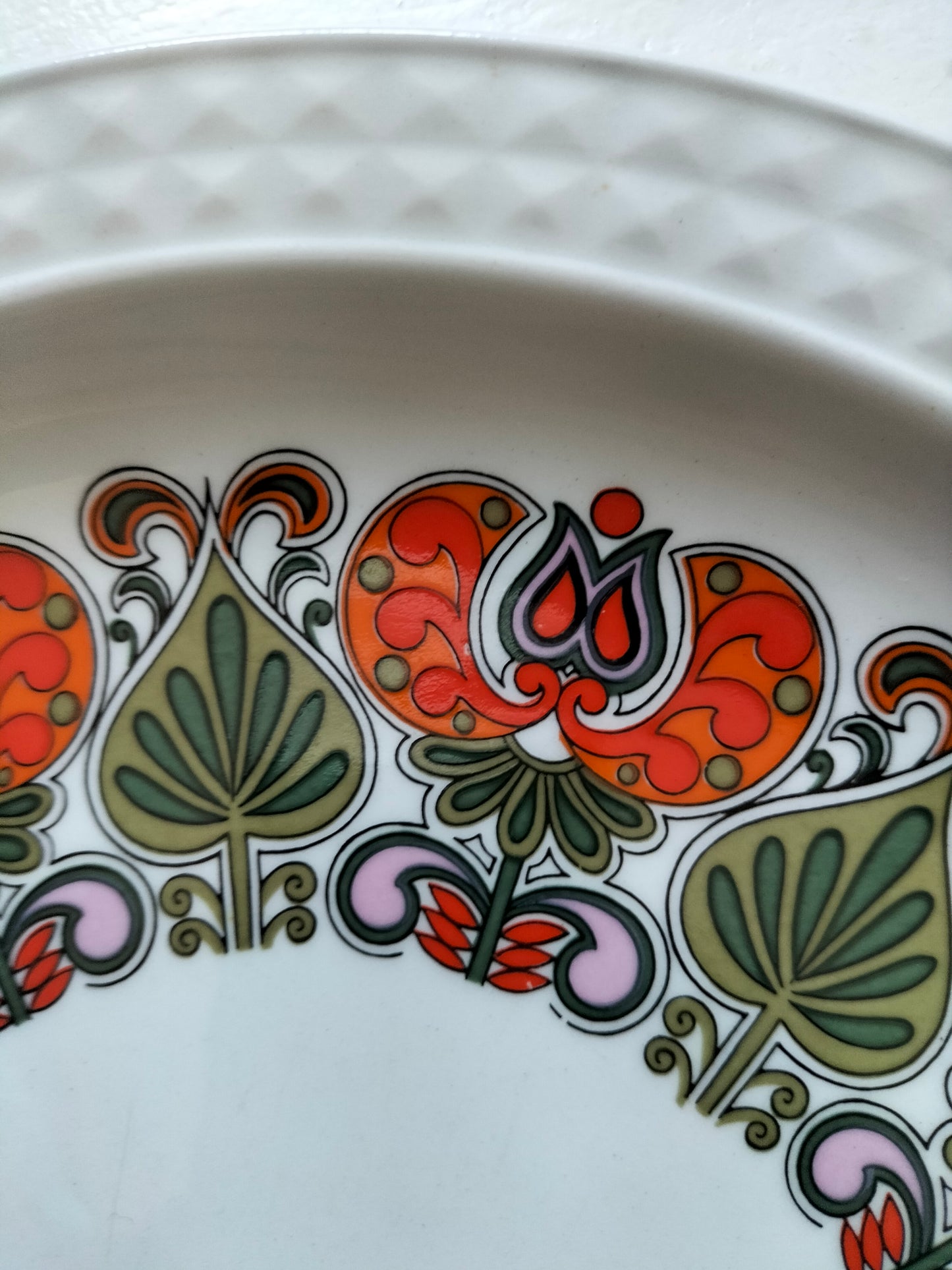 Ensemble de 4 grandes assiettes plates Pontesa