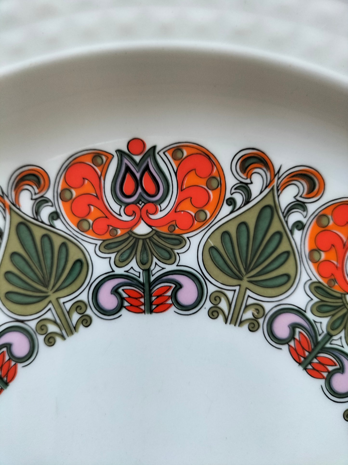 Ensemble de 4 grandes assiettes plates Pontesa