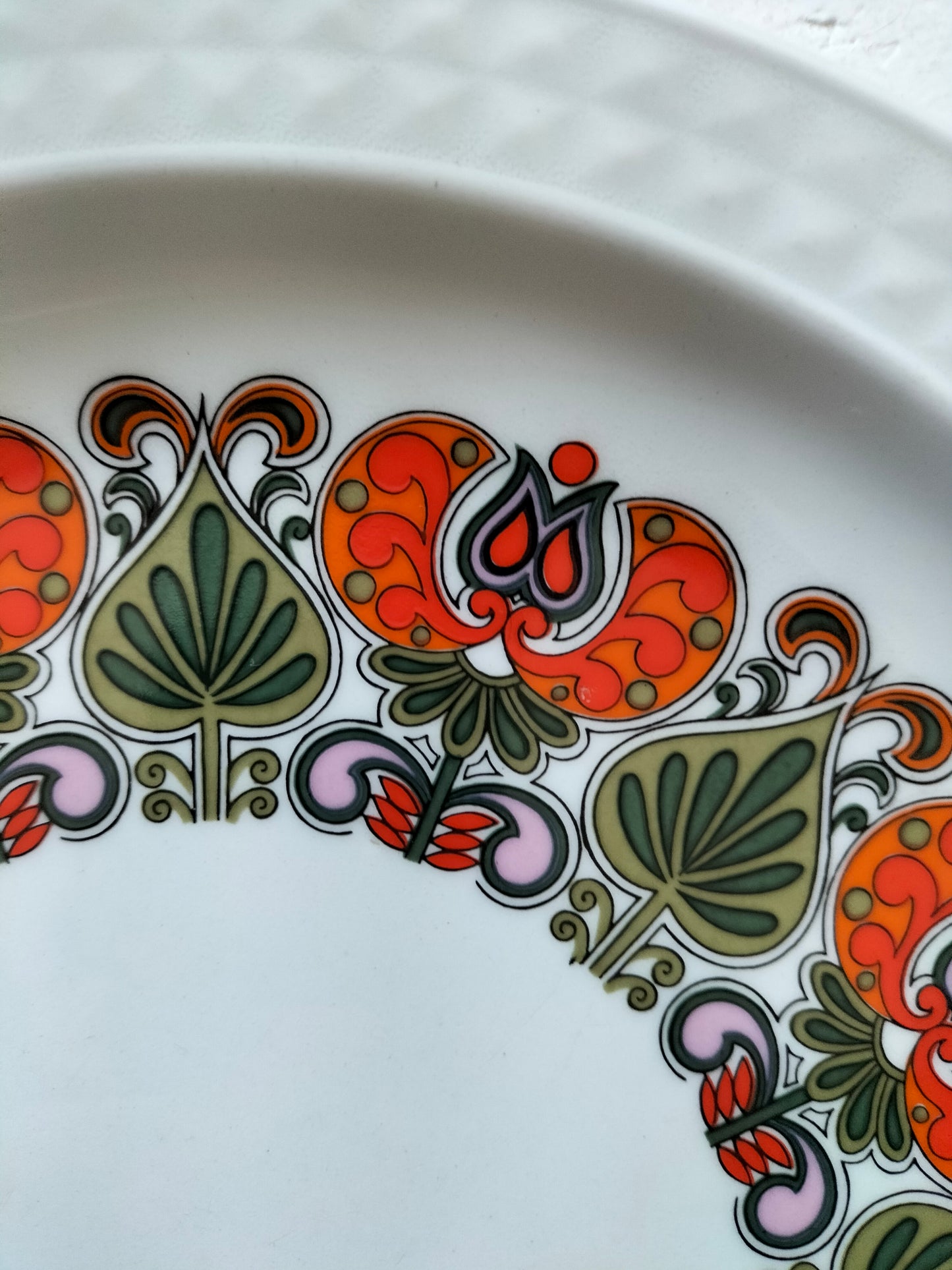 Ensemble de 4 grandes assiettes plates Pontesa