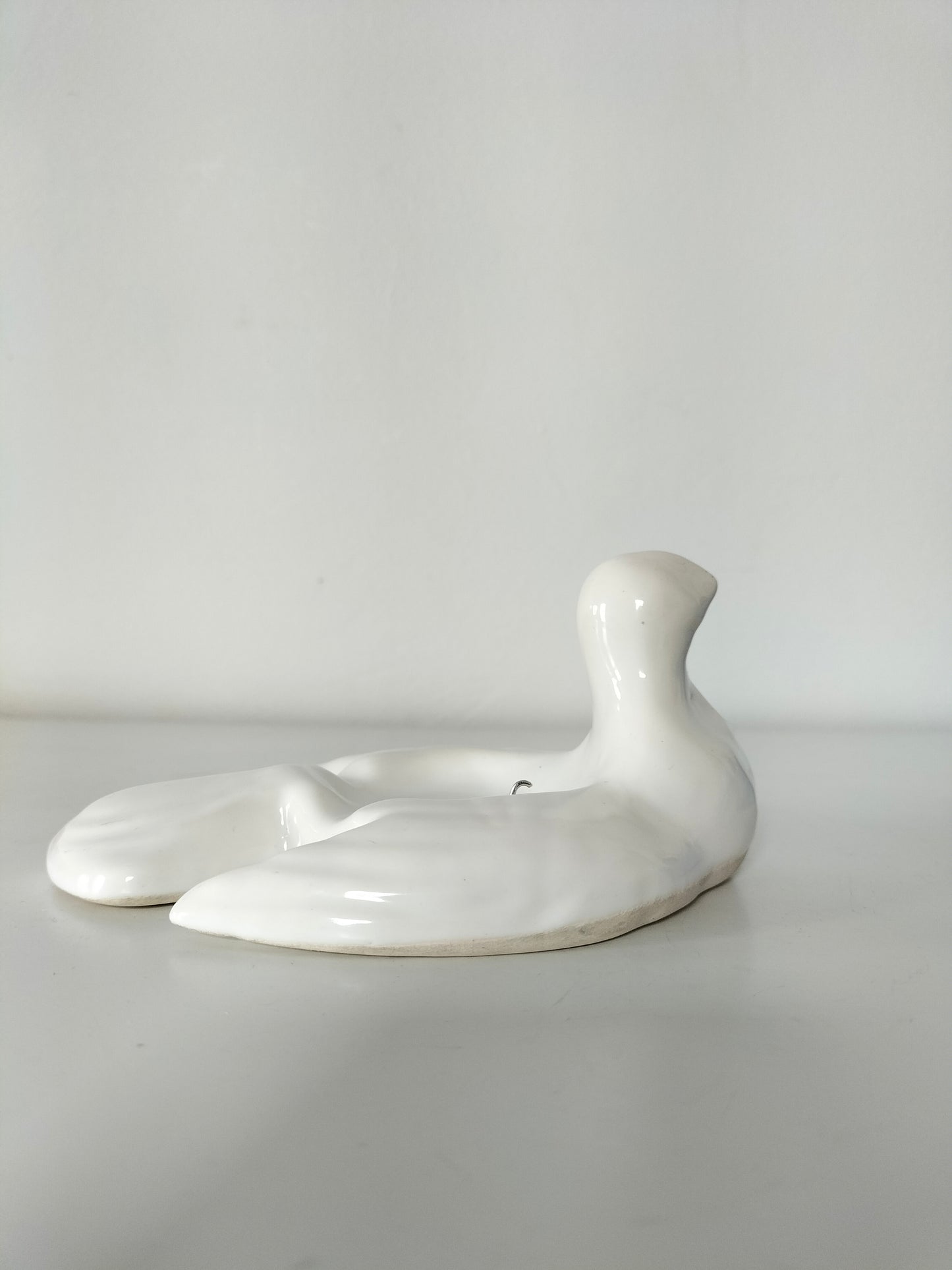 Cendrier/ vide-poches colombe en céramique
