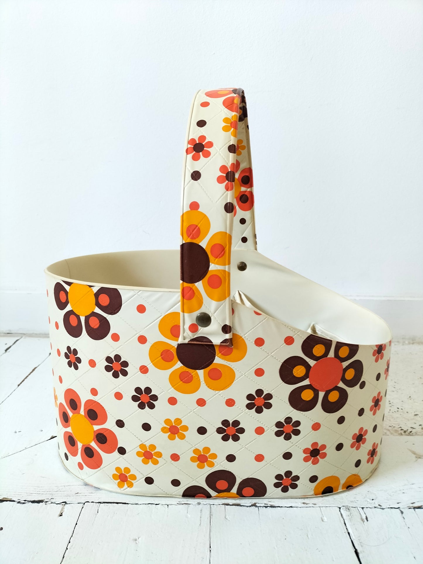 Beauty case/ panier vintage