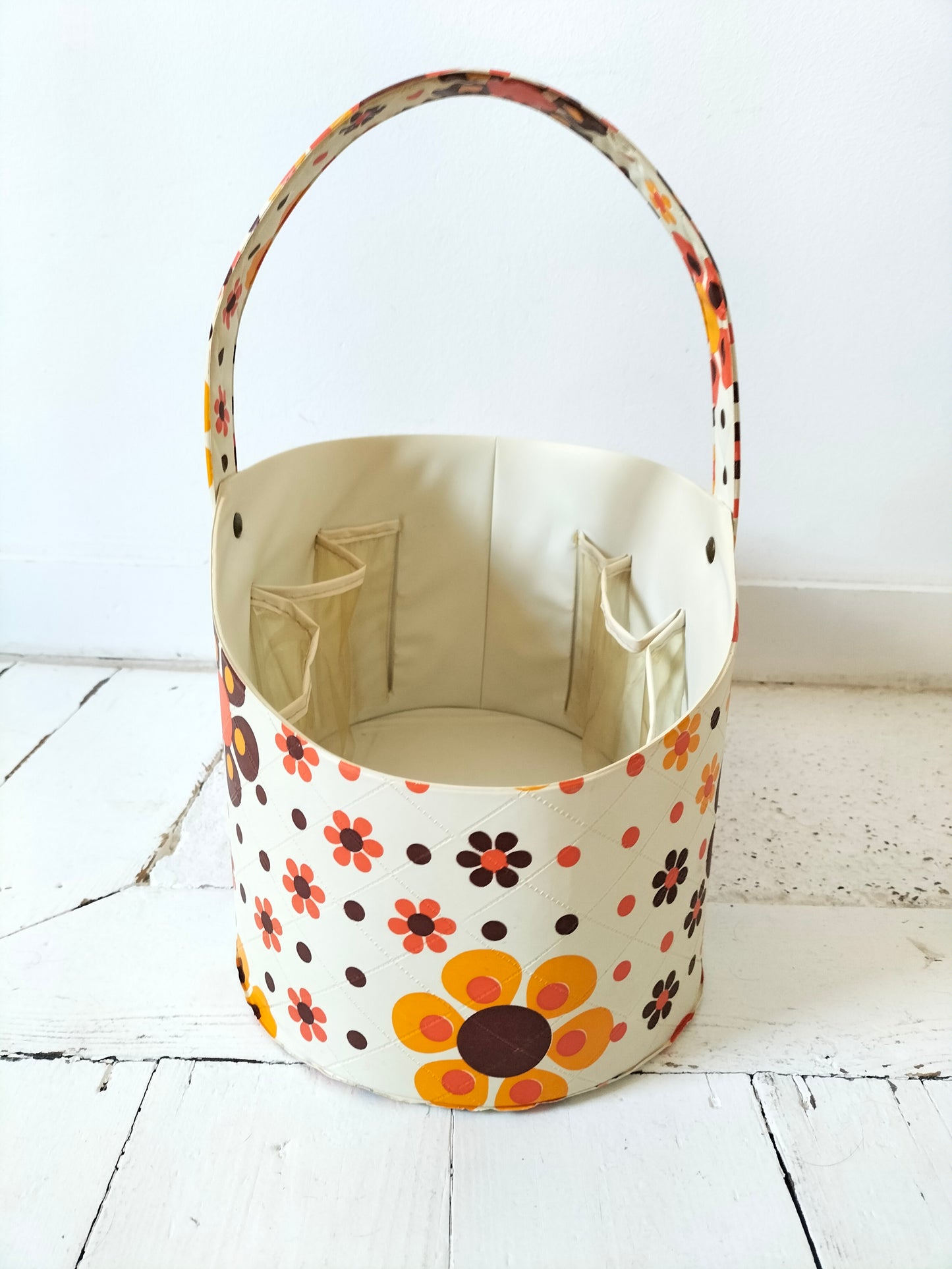 Beauty case/ panier vintage