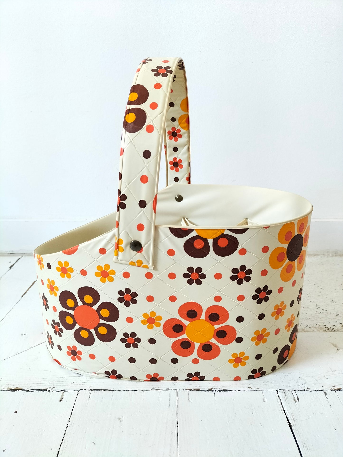Beauty case/ panier vintage