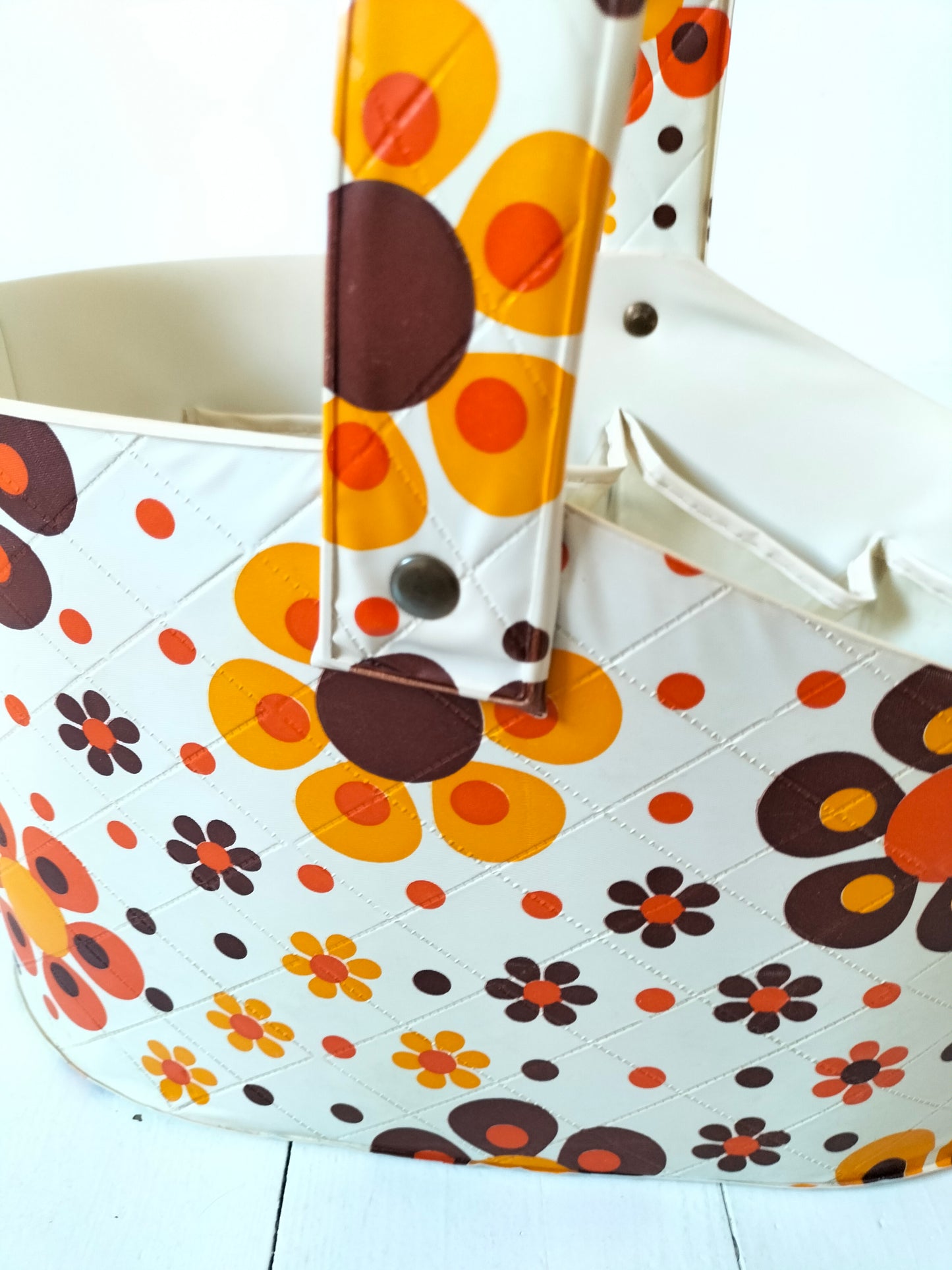 Beauty case/ panier vintage