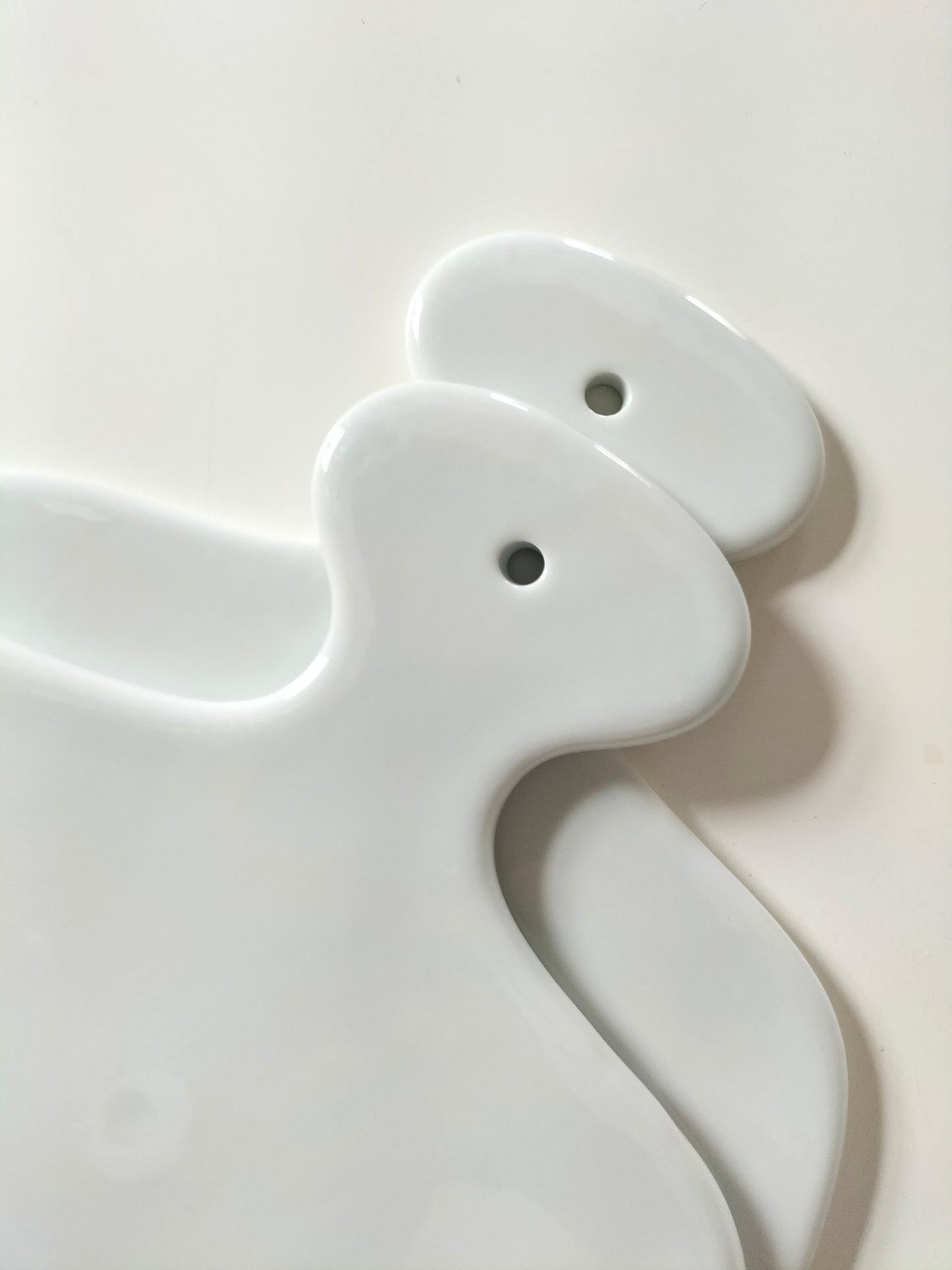 Grande planche à découper en porcelaine (à l'unité)