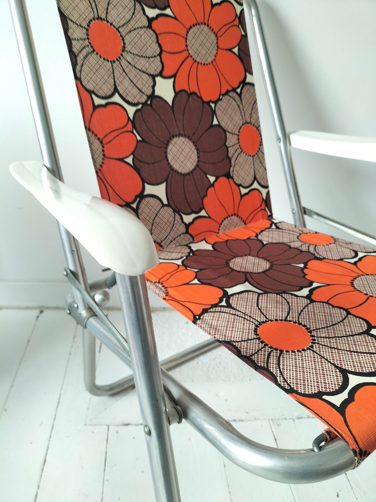 Chaise pliante de jardin/ camping vintage