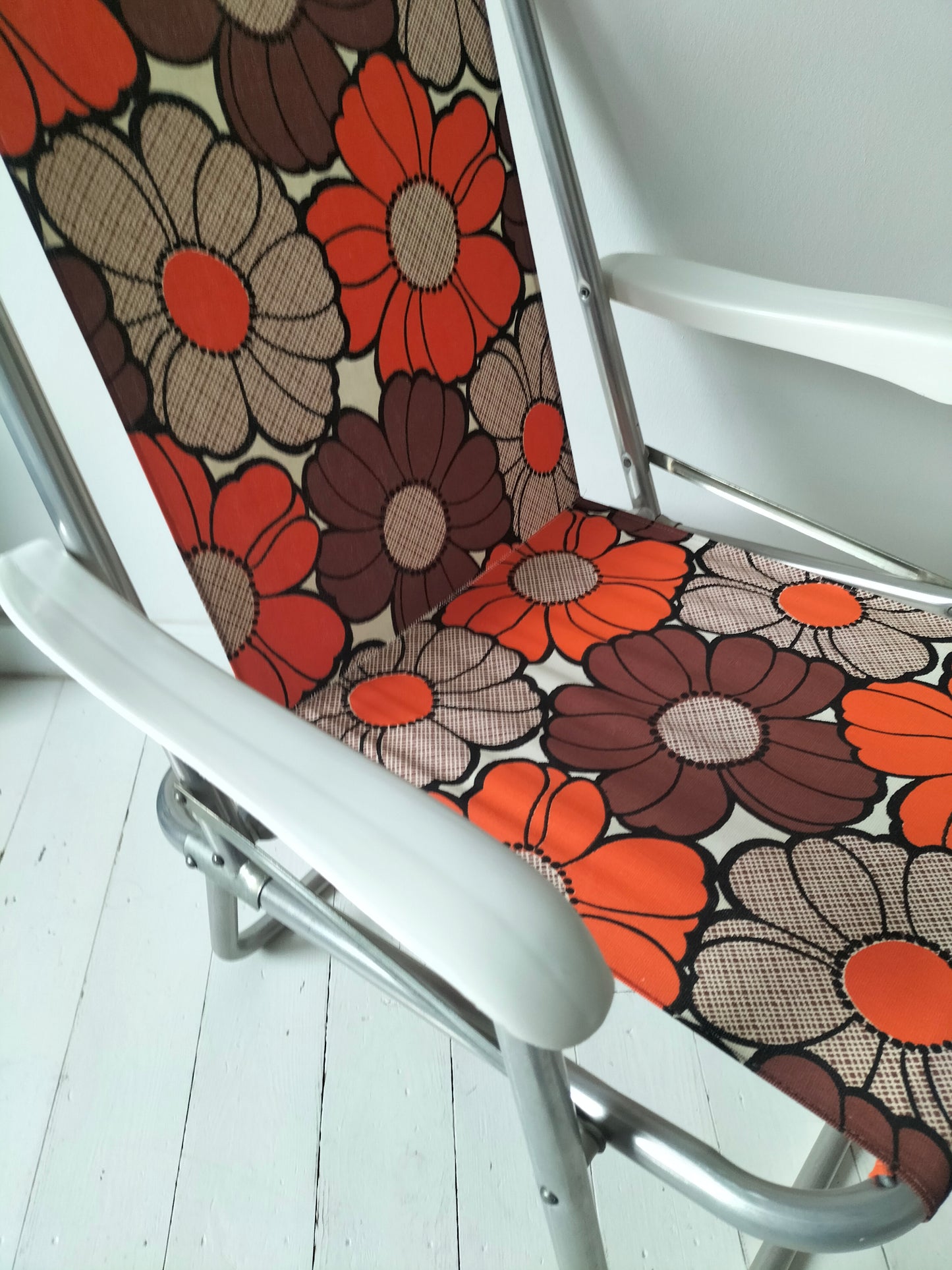 Chaise pliante de jardin/ camping vintage