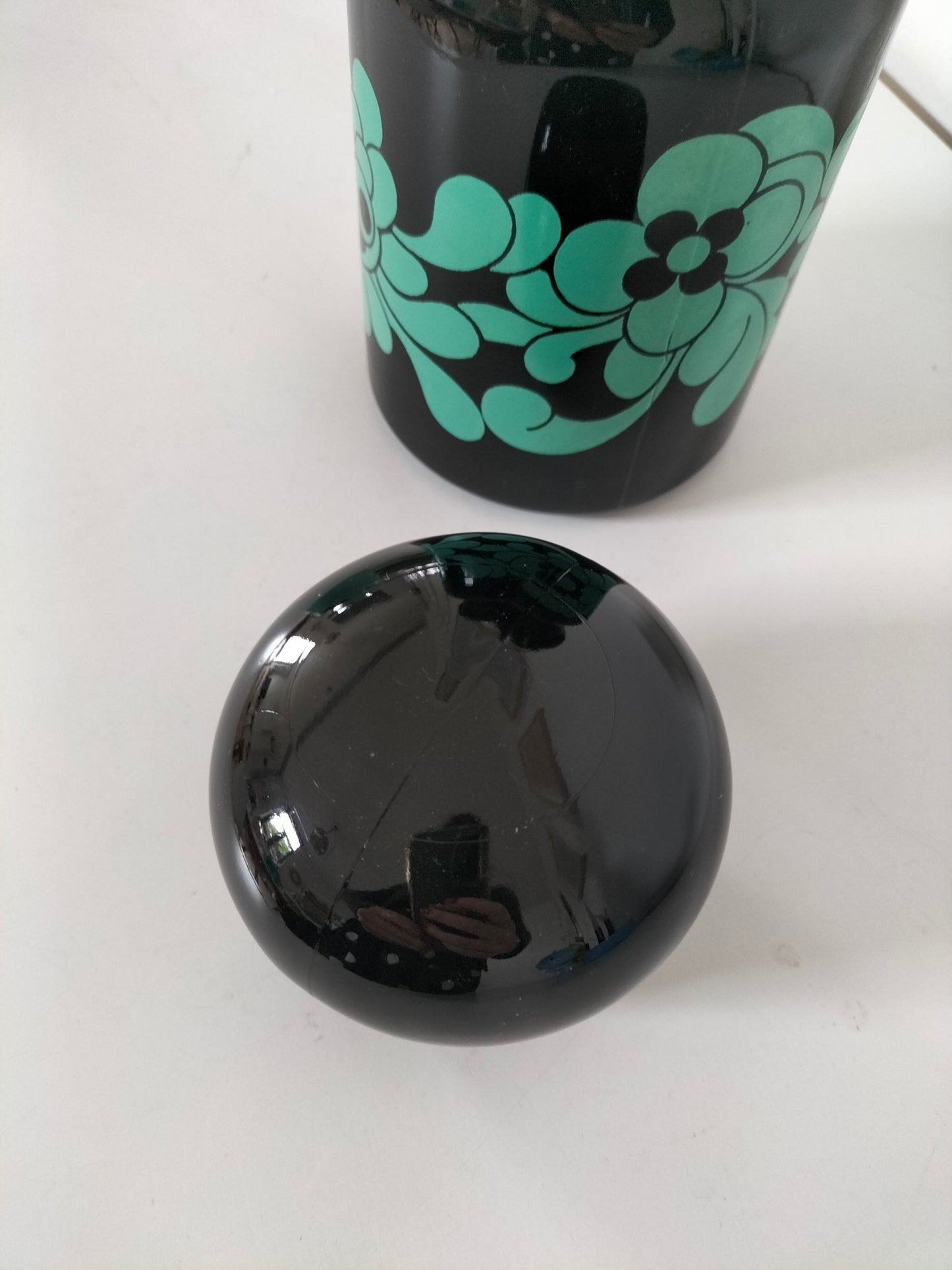 Grand pot/ flacon type apothicaire