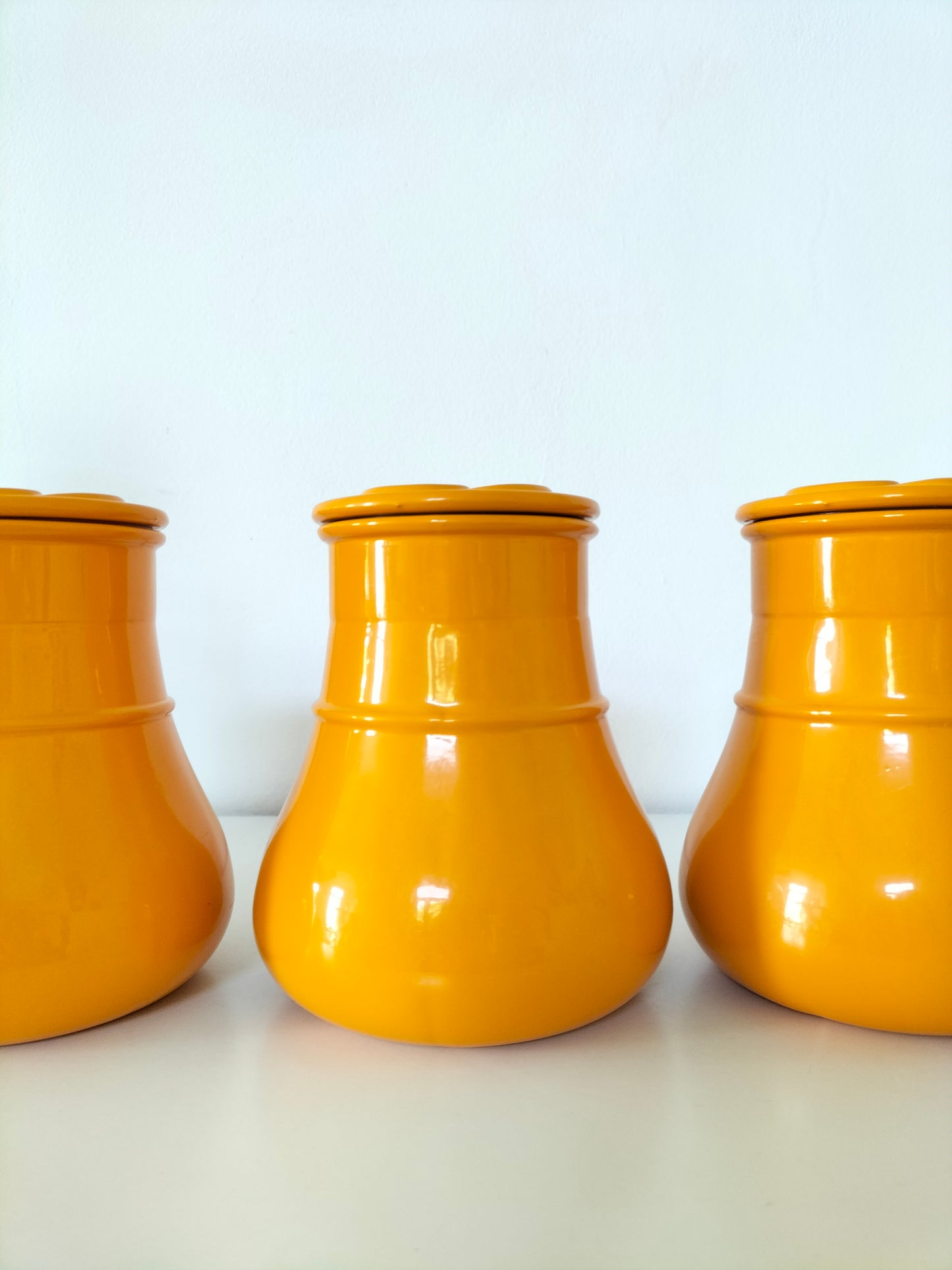 Bocal/ pot hermétique en verre vintage (à l'unité)