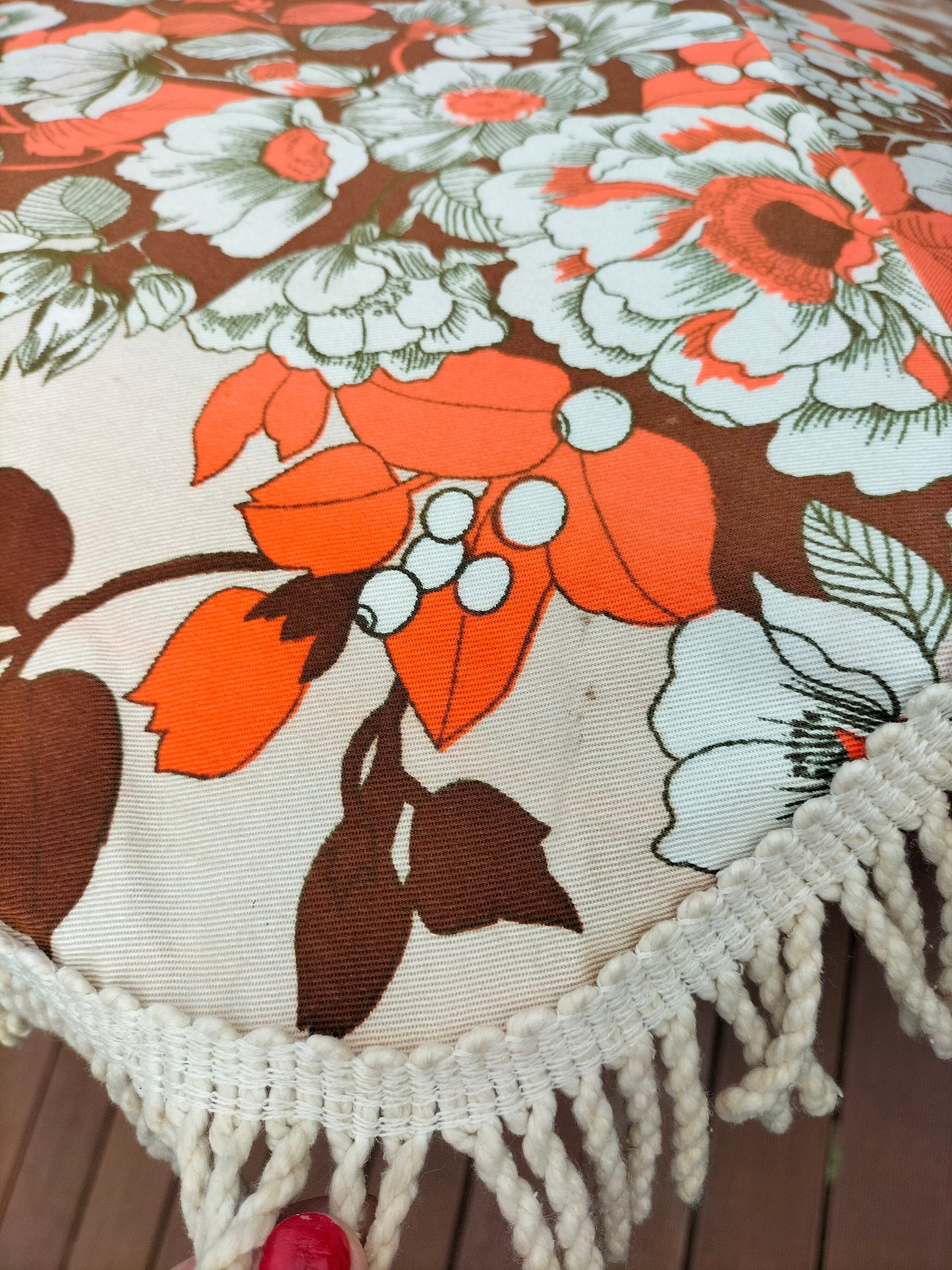 Parasol à franges vintage