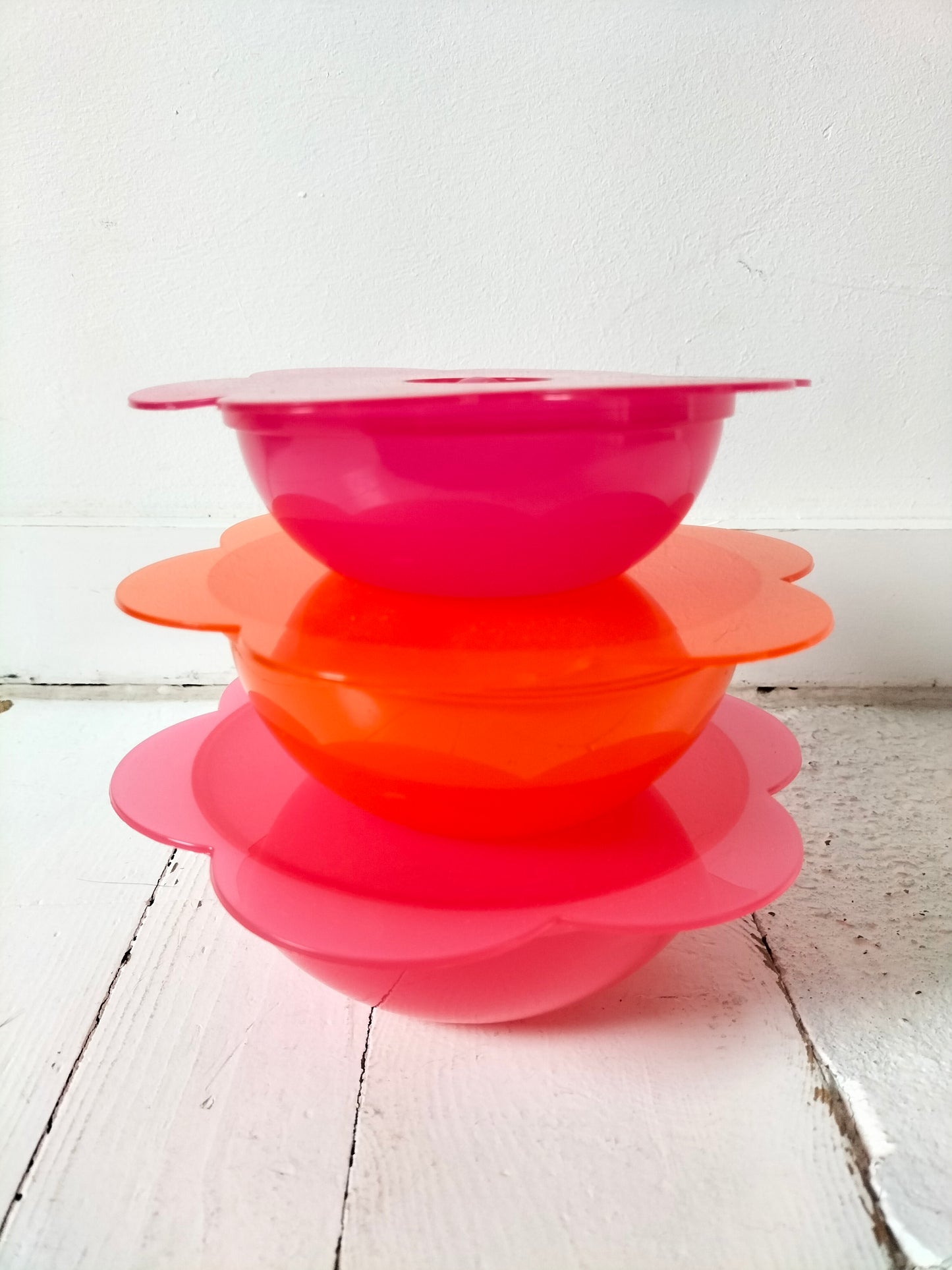Ensemble de 3 boîtes de conservation 🌸 en plastique pour Marie-Emma