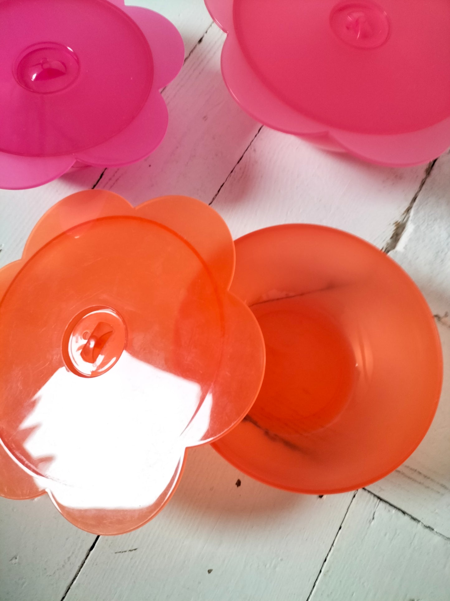 Ensemble de 3 boîtes de conservation 🌸 en plastique pour Marie-Emma