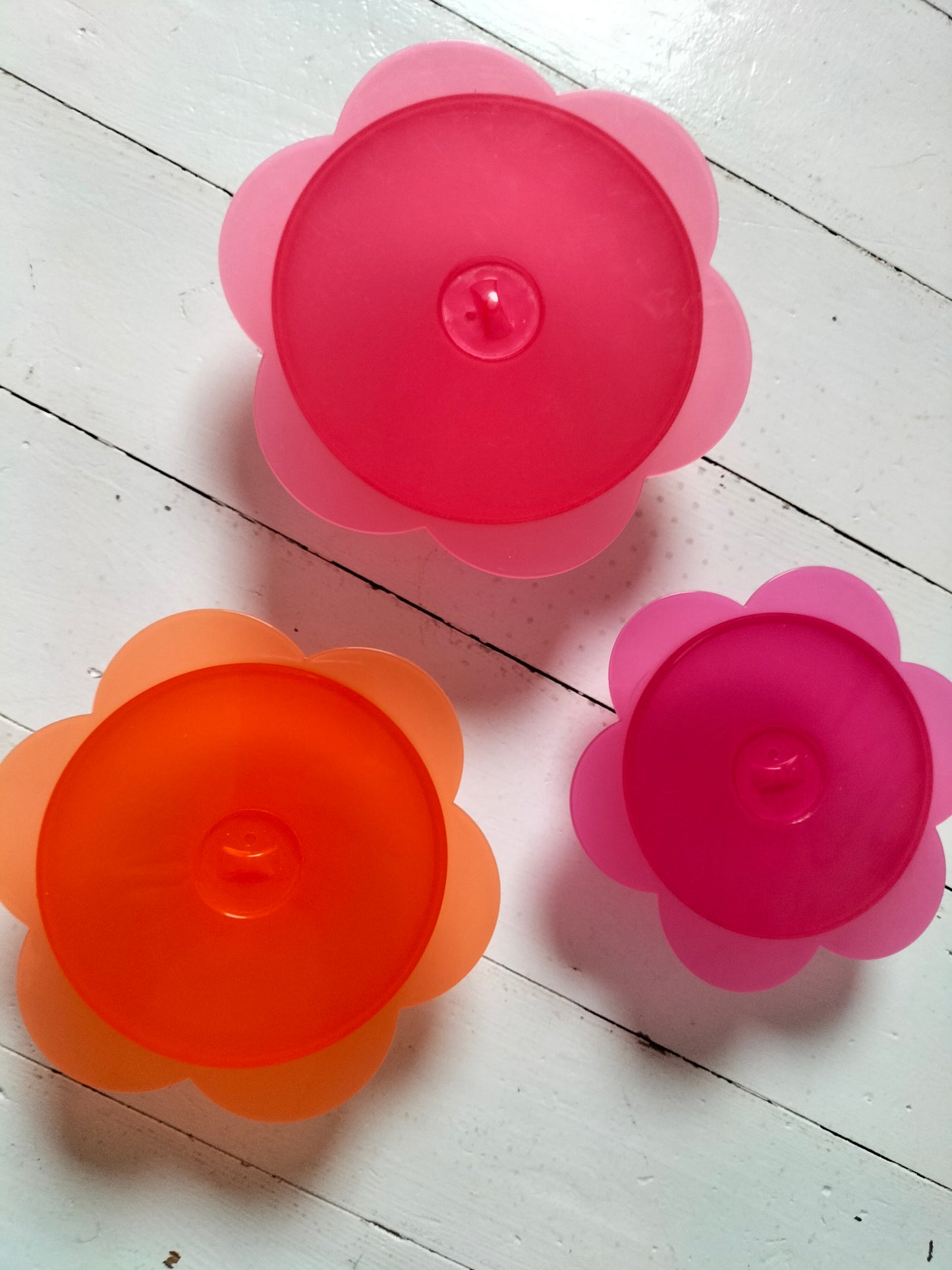Ensemble de 3 boîtes de conservation 🌸 en plastique pour Marie-Emma