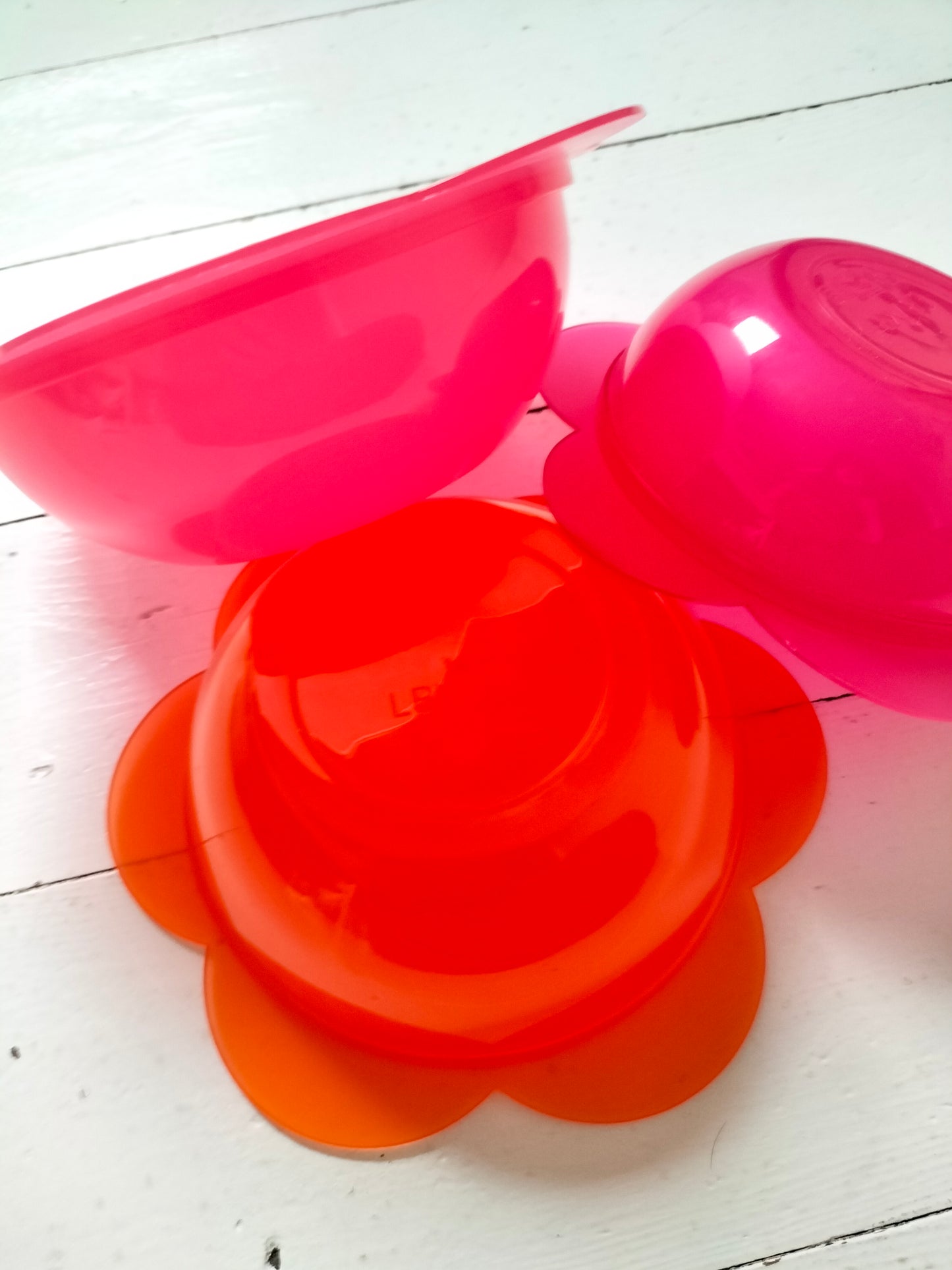Ensemble de 3 boîtes de conservation 🌸 en plastique pour Marie-Emma