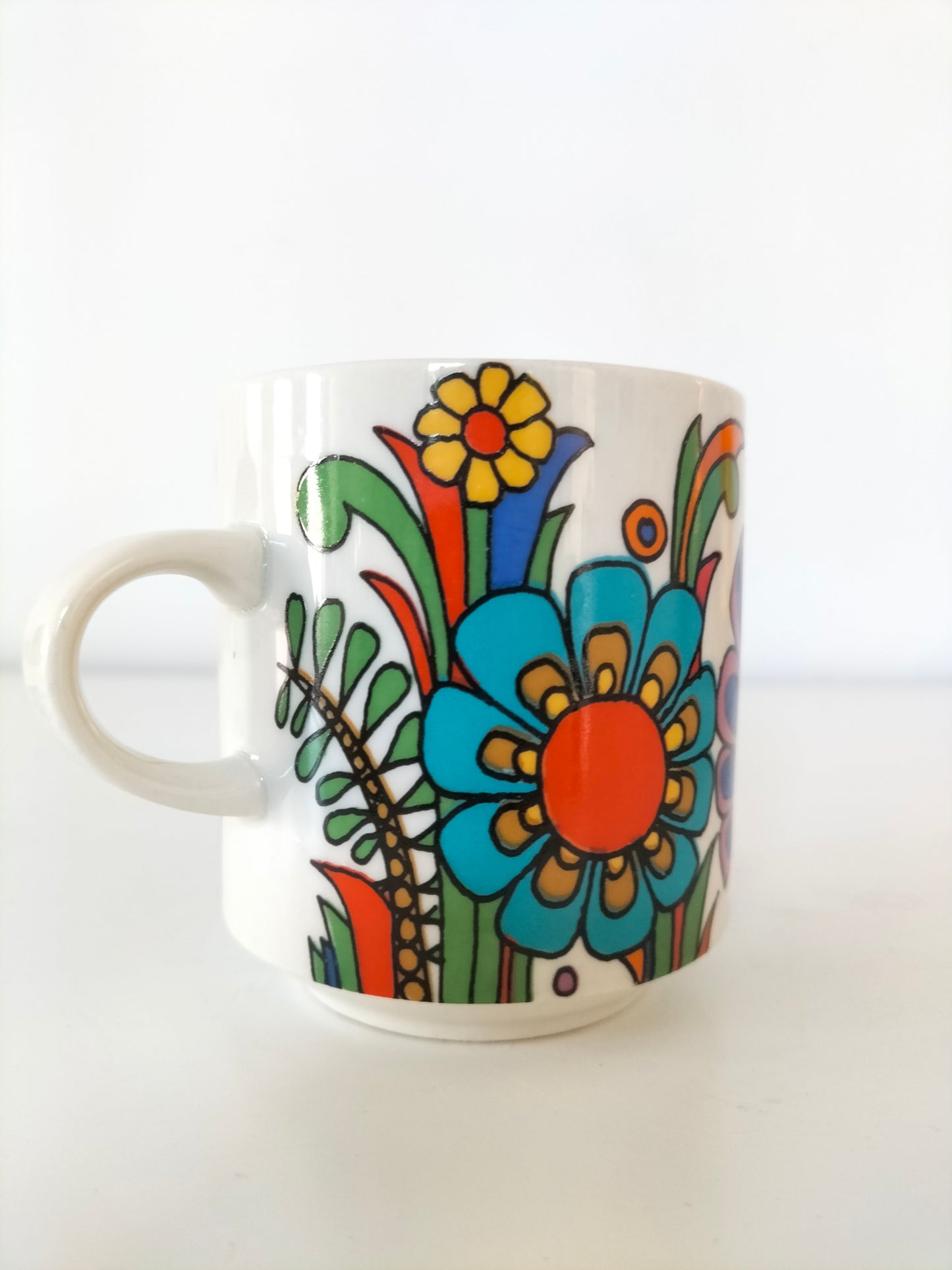 Petit mug et sa soucoupe Villeroy et Boch Acapulco