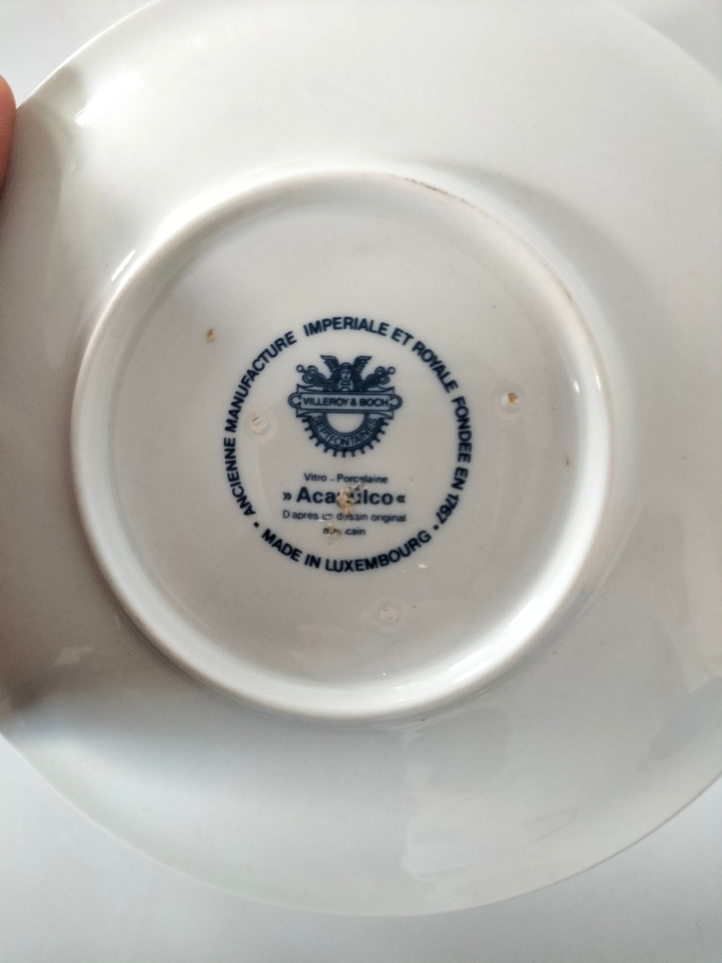 Petit mug et sa soucoupe Villeroy et Boch Acapulco