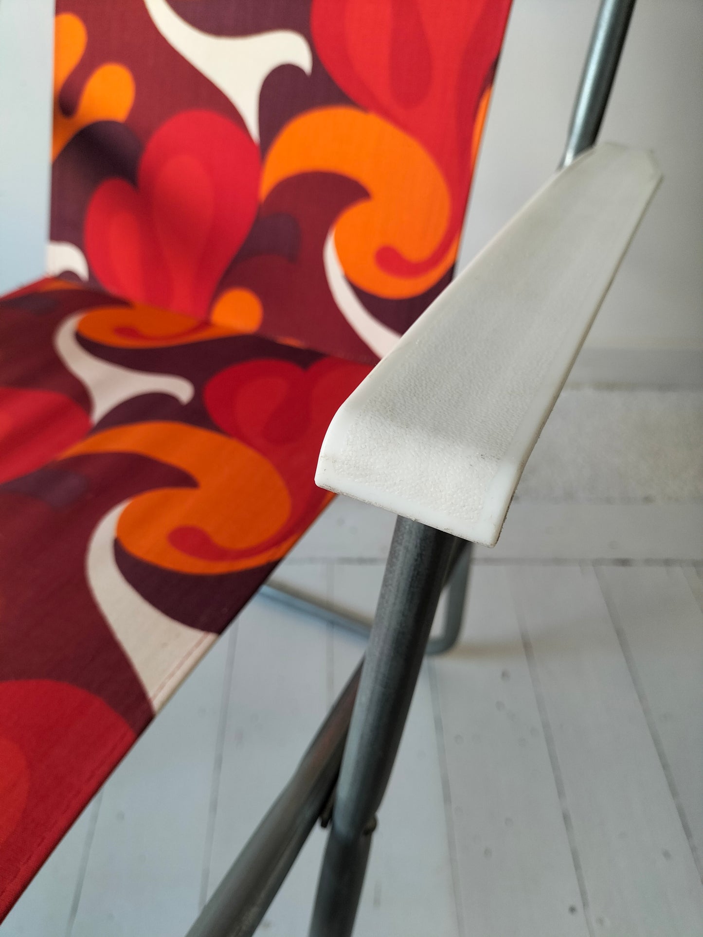 Chaise pliante de jardin/ chaise de camping vintage