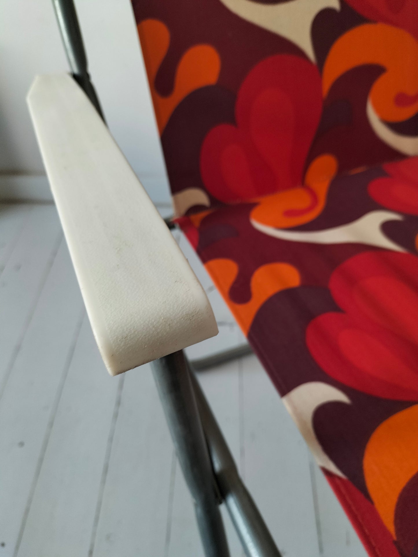 Chaise pliante de jardin/ chaise de camping vintage