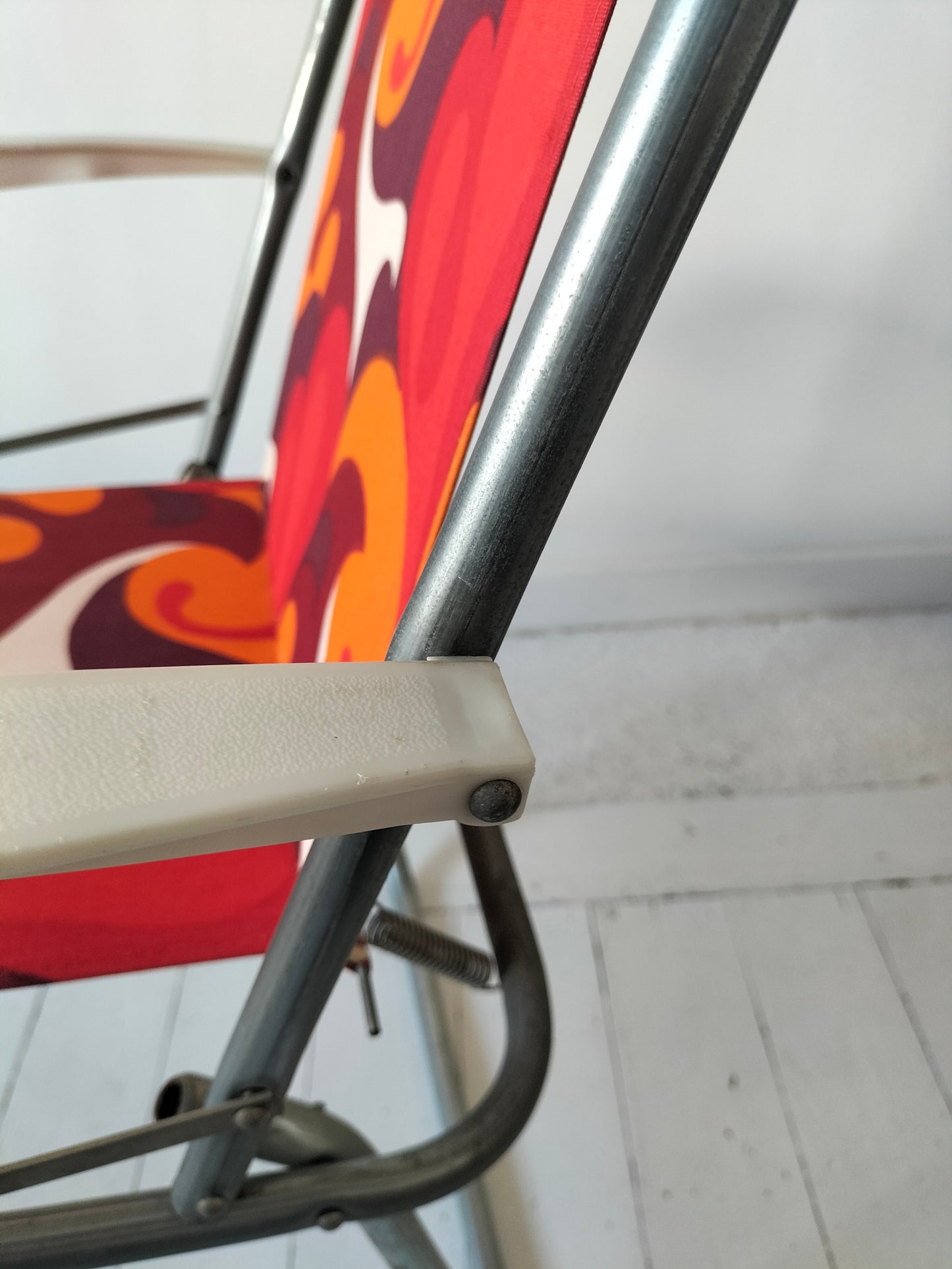 Chaise pliante de jardin/ chaise de camping vintage