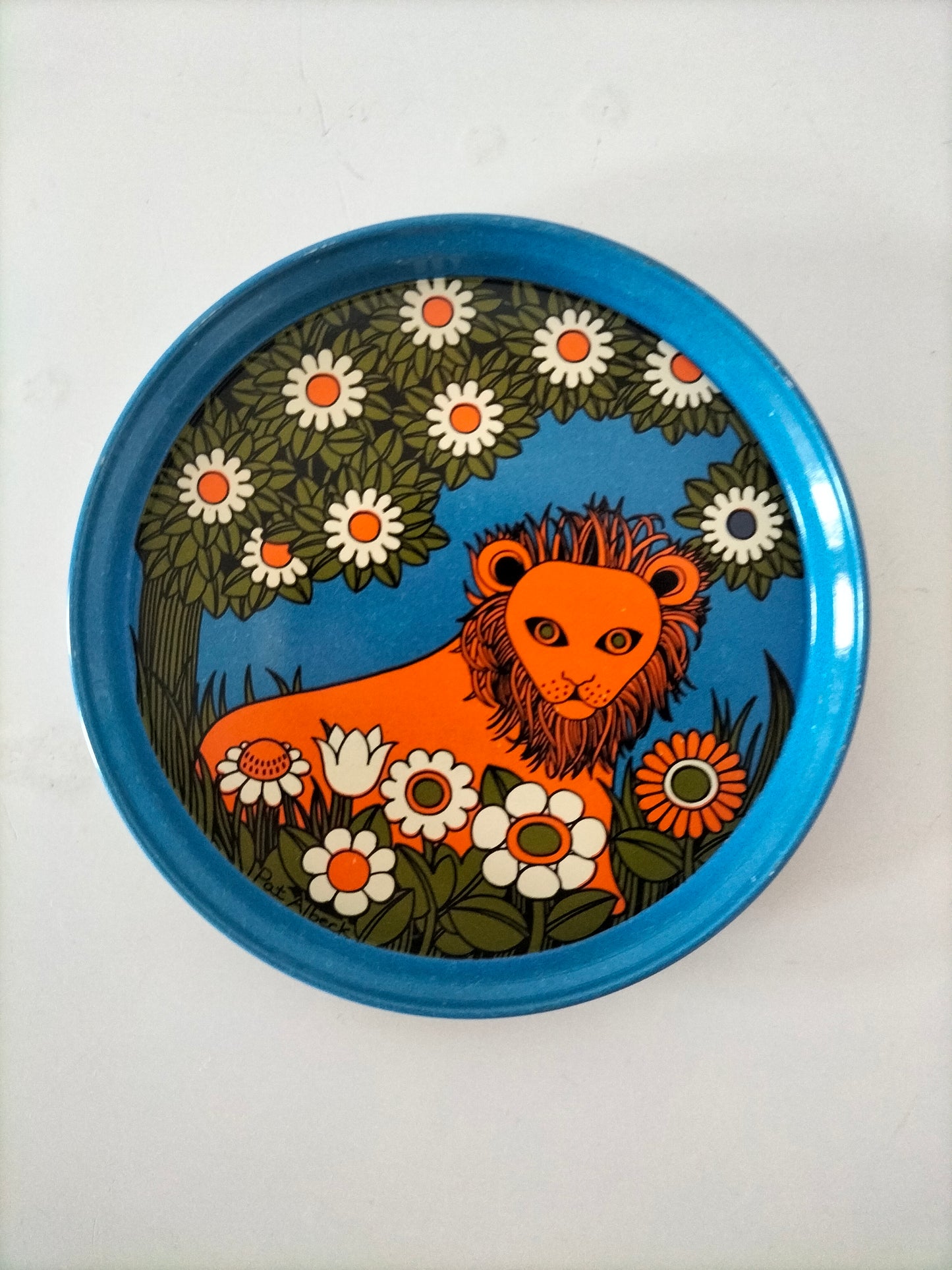 Ensemble de 4 sous-verres métalliques Pat Albeck