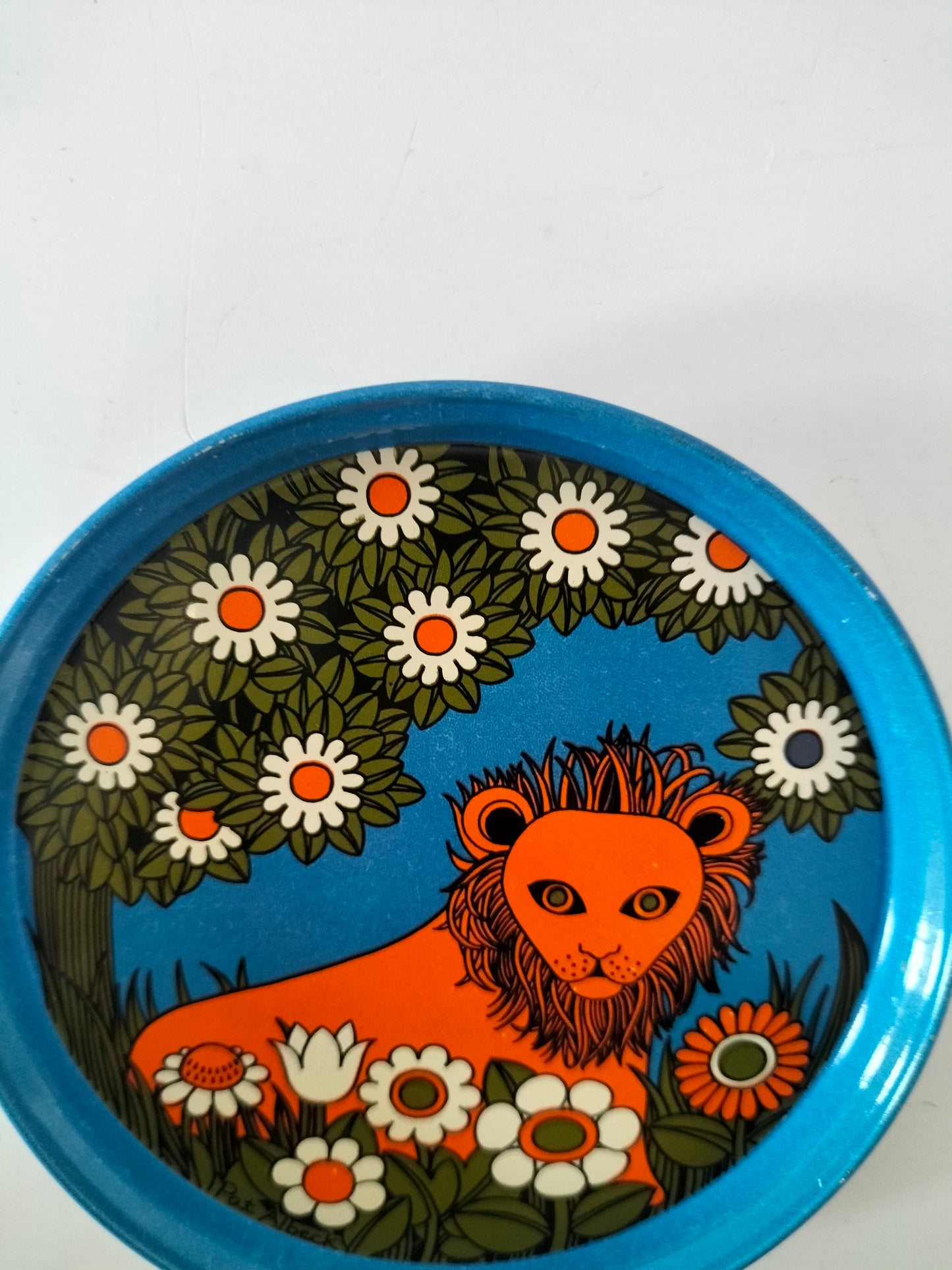 Ensemble de 4 sous-verres métalliques Pat Albeck