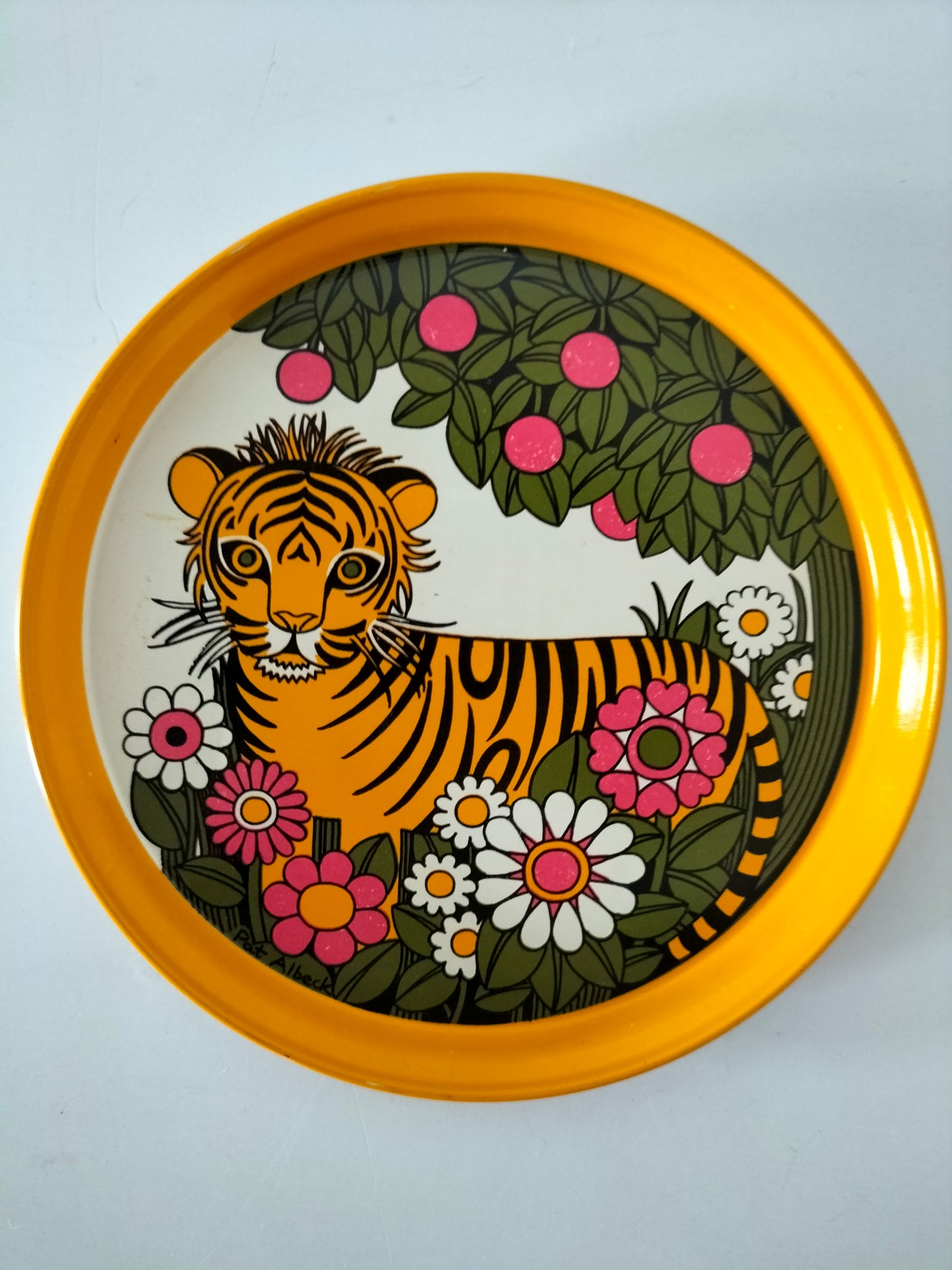 Ensemble de 4 sous-verres métalliques Pat Albeck