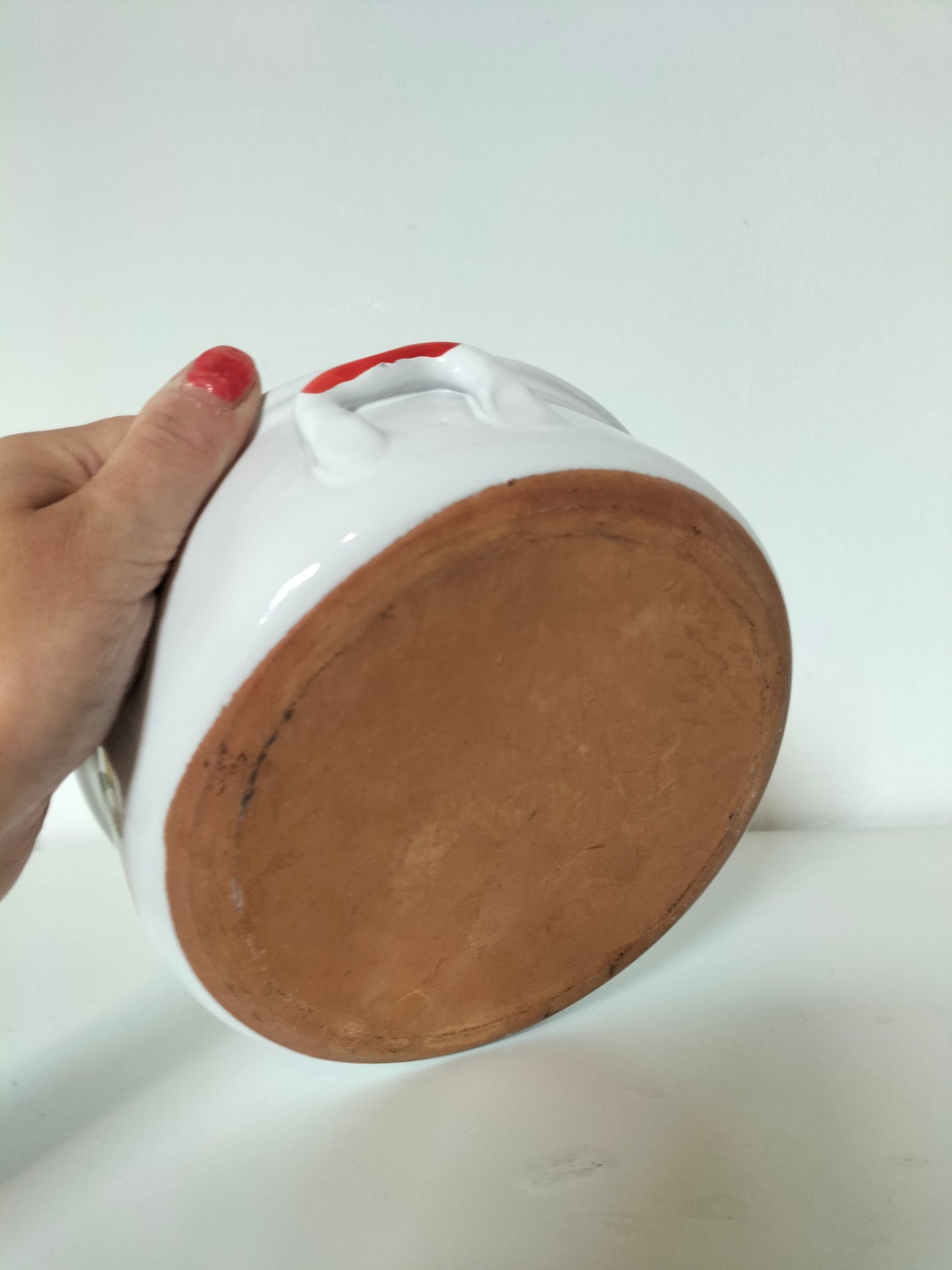 Plat four décor cerises