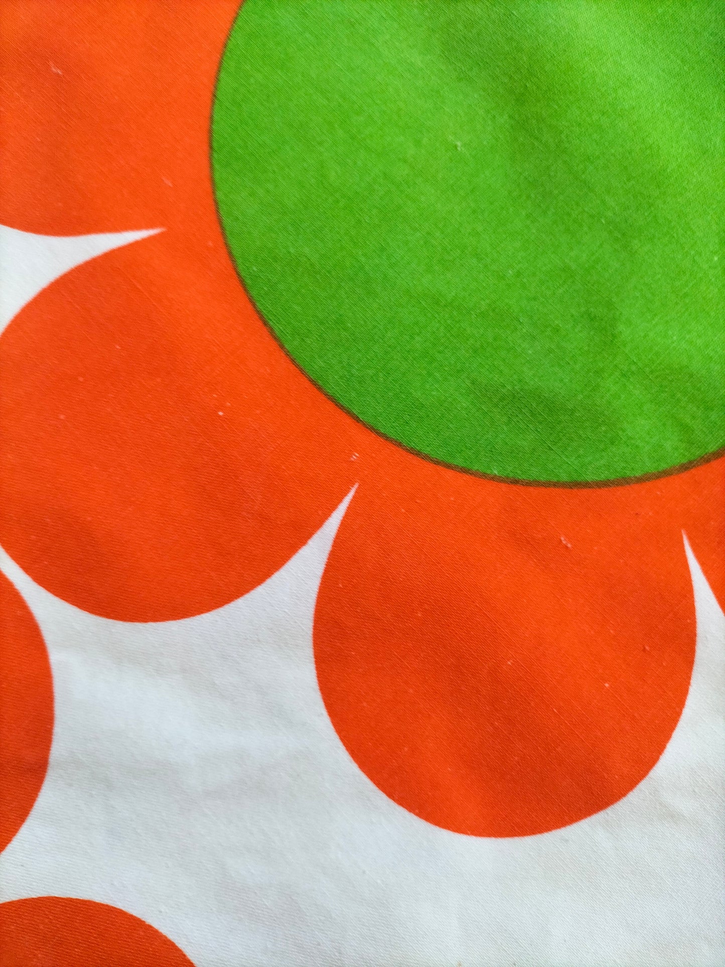 Nappe vintage ronde en coton