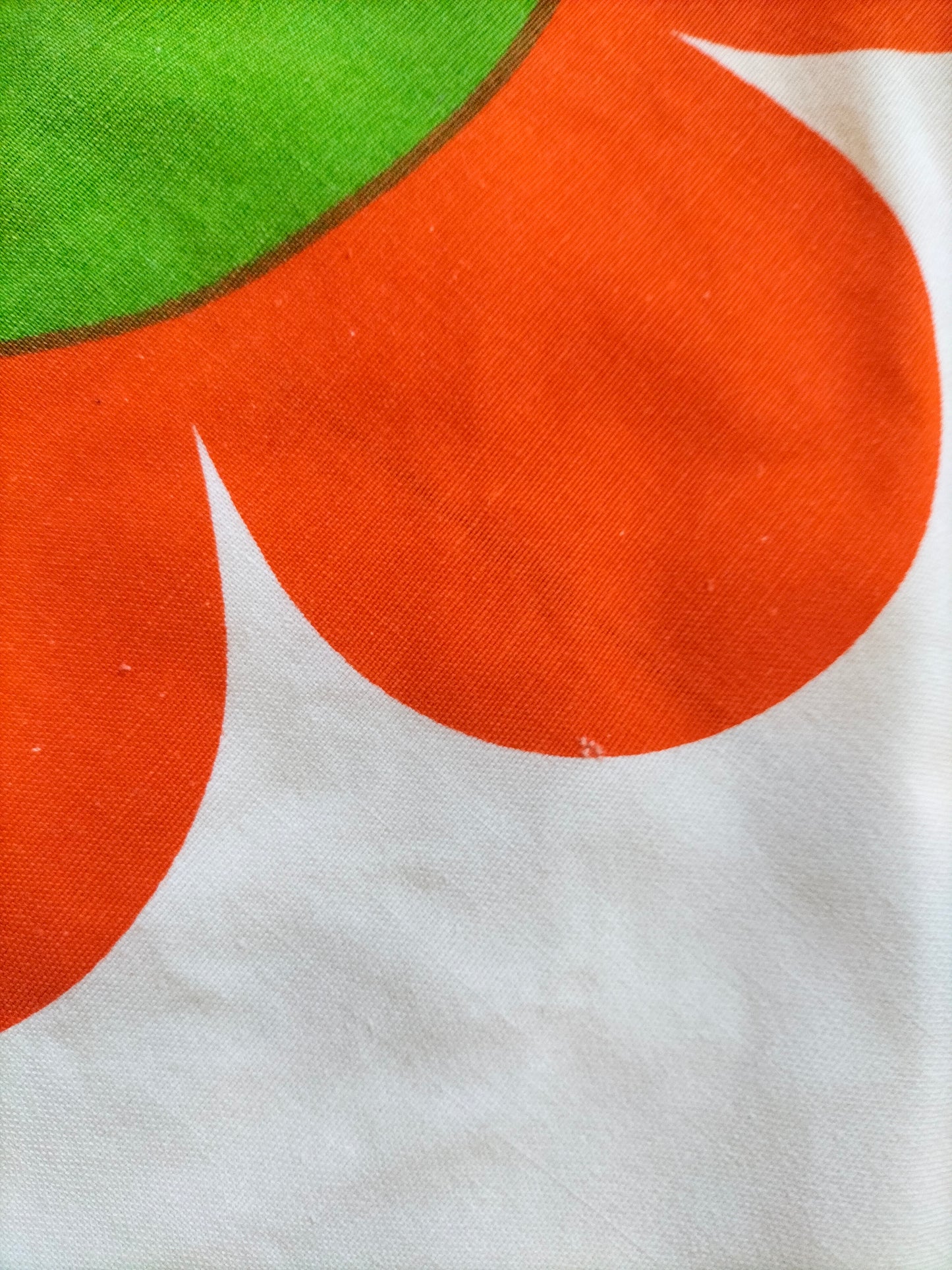 Nappe vintage ronde en coton