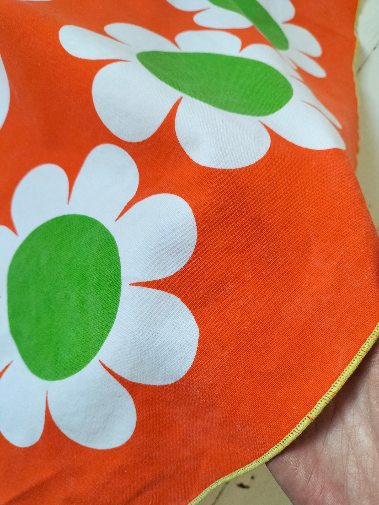 Nappe vintage ronde en coton