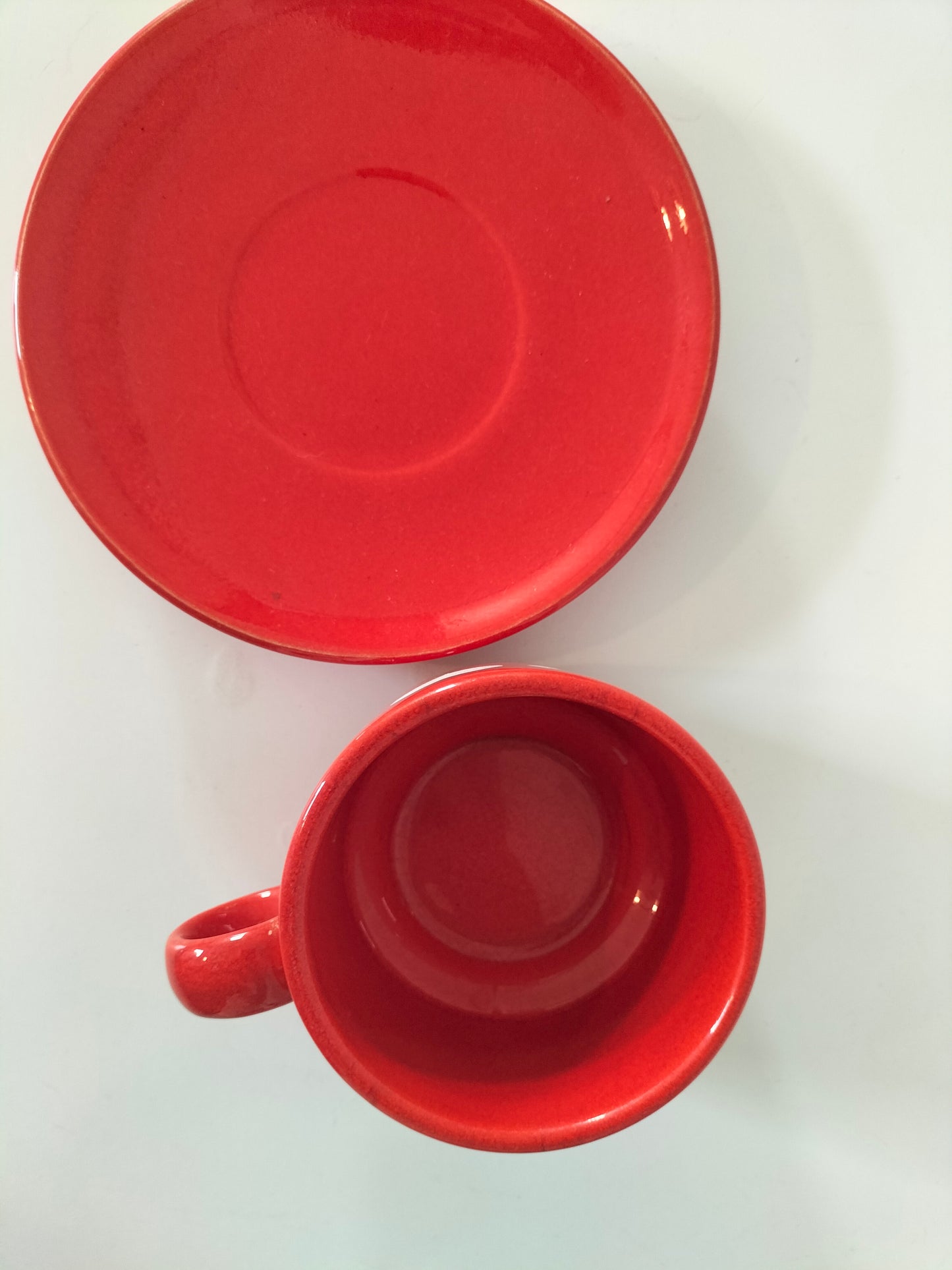 Tasse à café + soucoupe Waechsterbach décor cœurs
