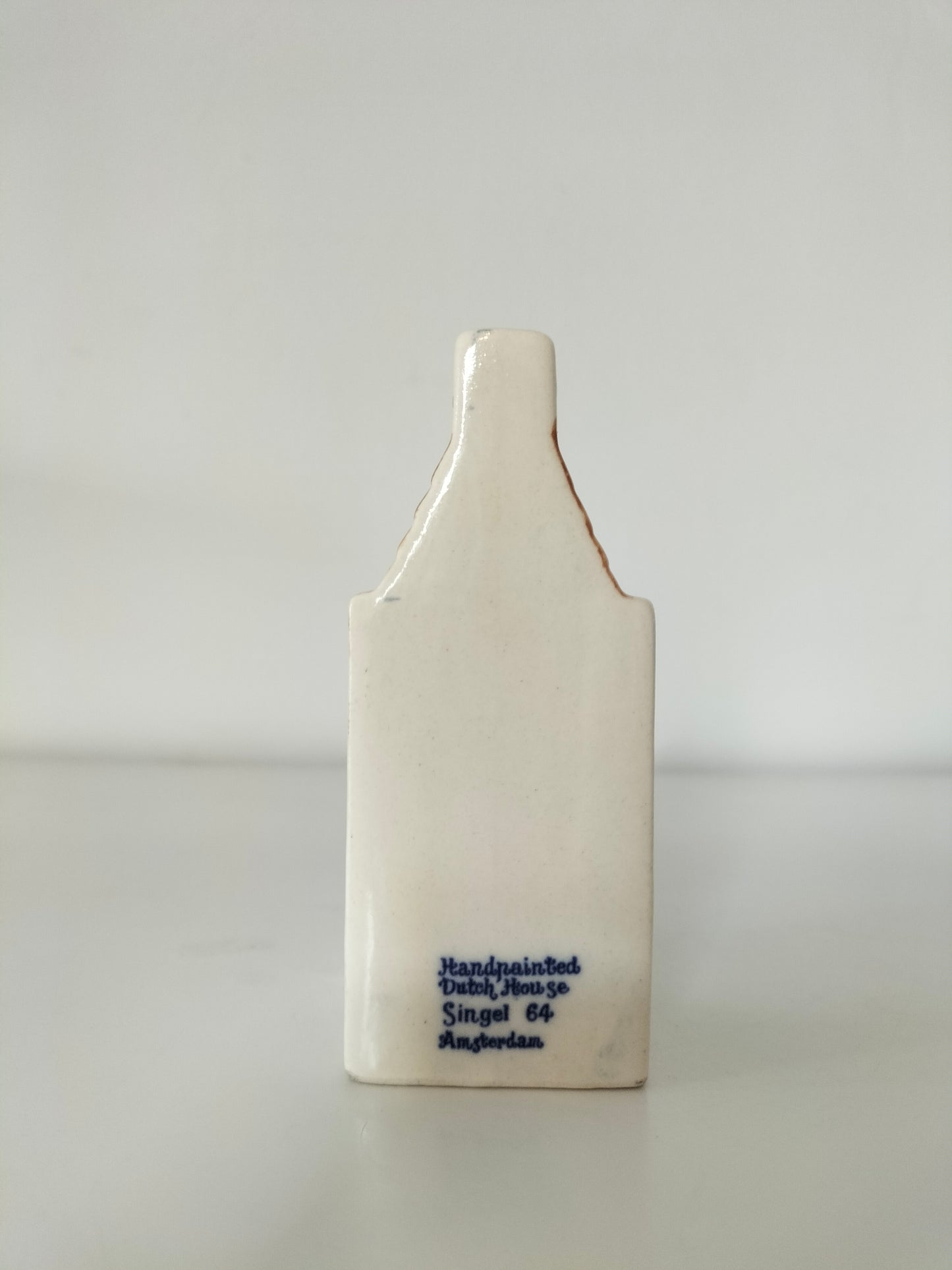 Maison hollandaise miniature 64 en Bleu de Delft (Férouze)