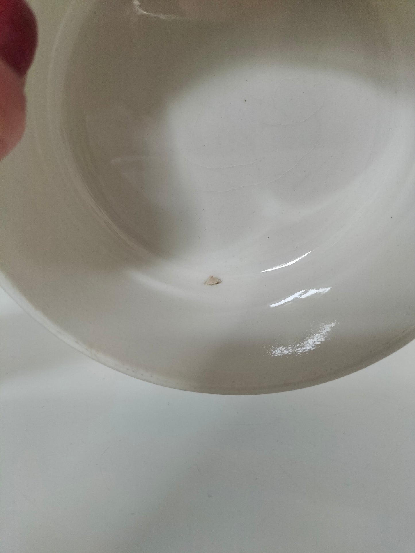 Duo de bols à anses Boch décor pâquerettes