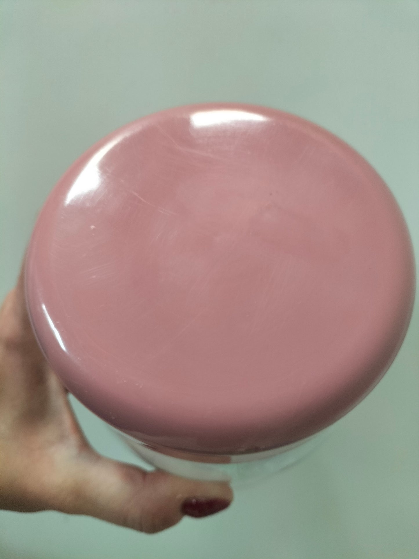 Gros pot/ bocal en verre