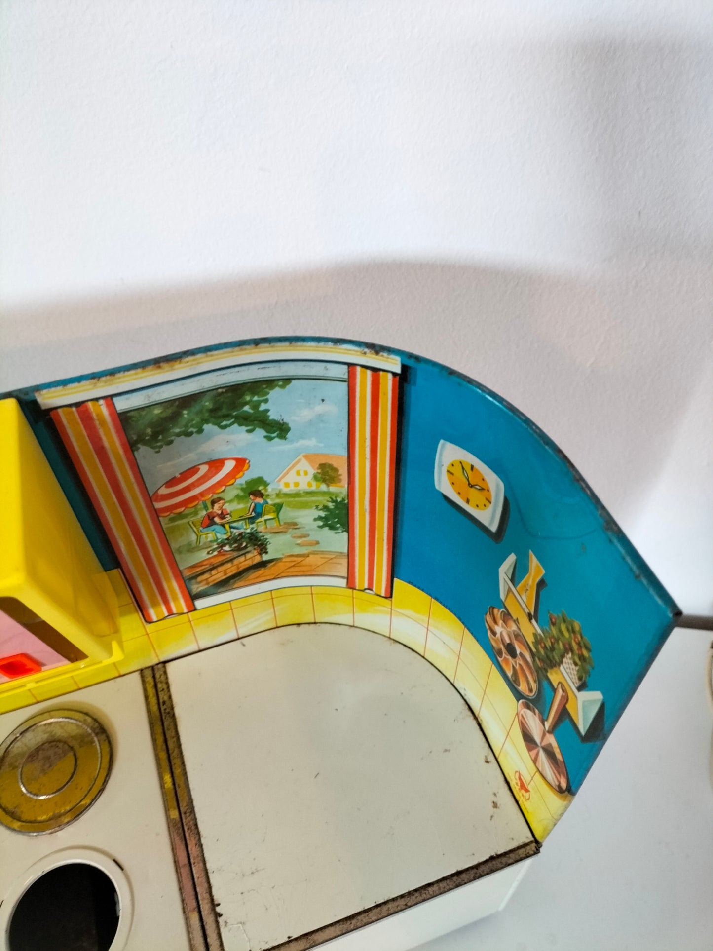 Cuisine miniature en tôle/ jouet Martin Fuchs West Germany pour VIRGINIE