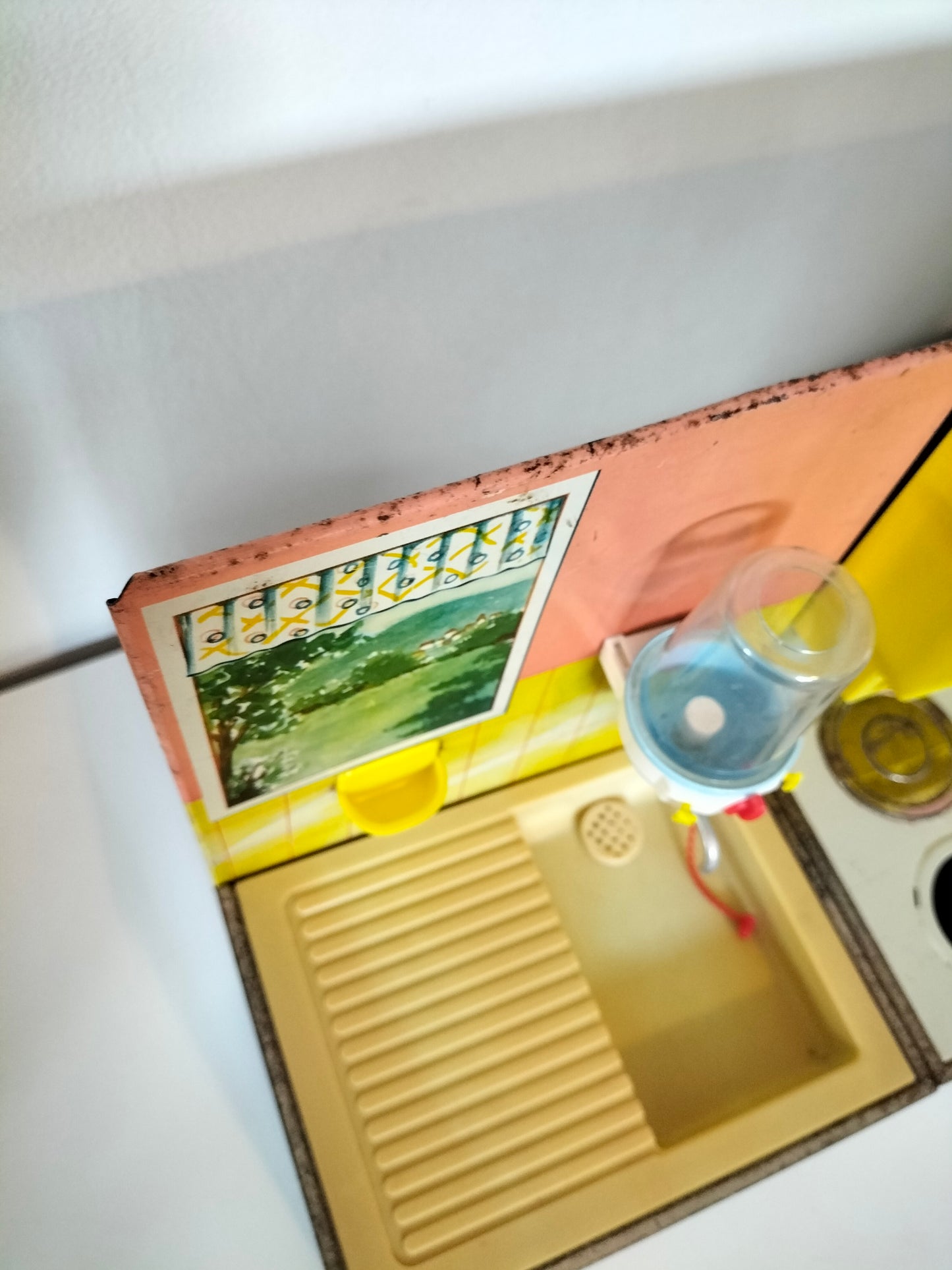 Cuisine miniature en tôle/ jouet Martin Fuchs West Germany pour VIRGINIE