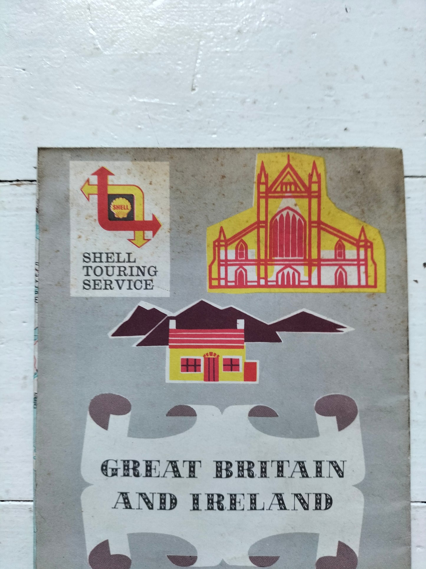 Ancienne carte routière années 60 au choix