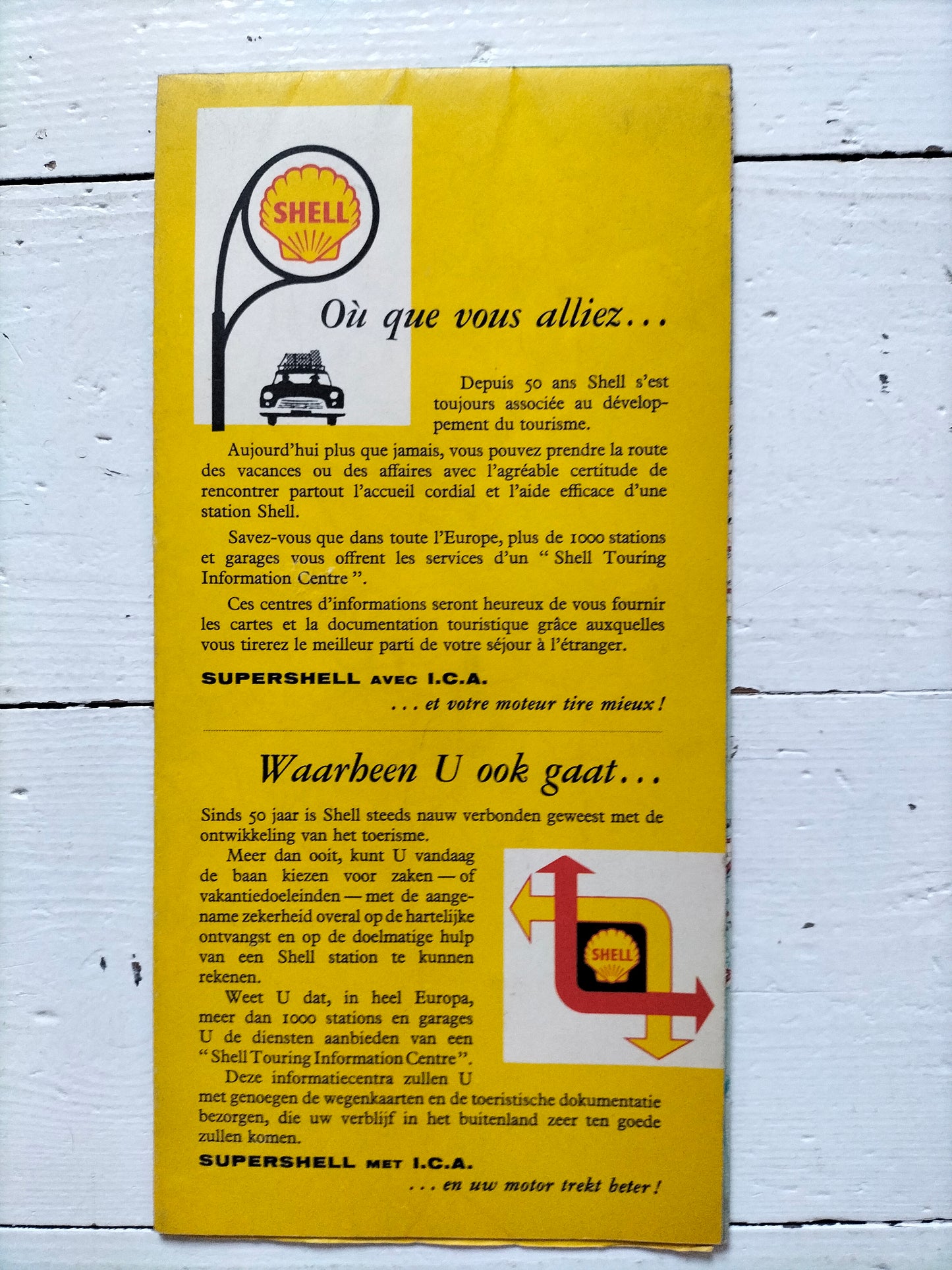 Ancienne carte routière années 60 au choix