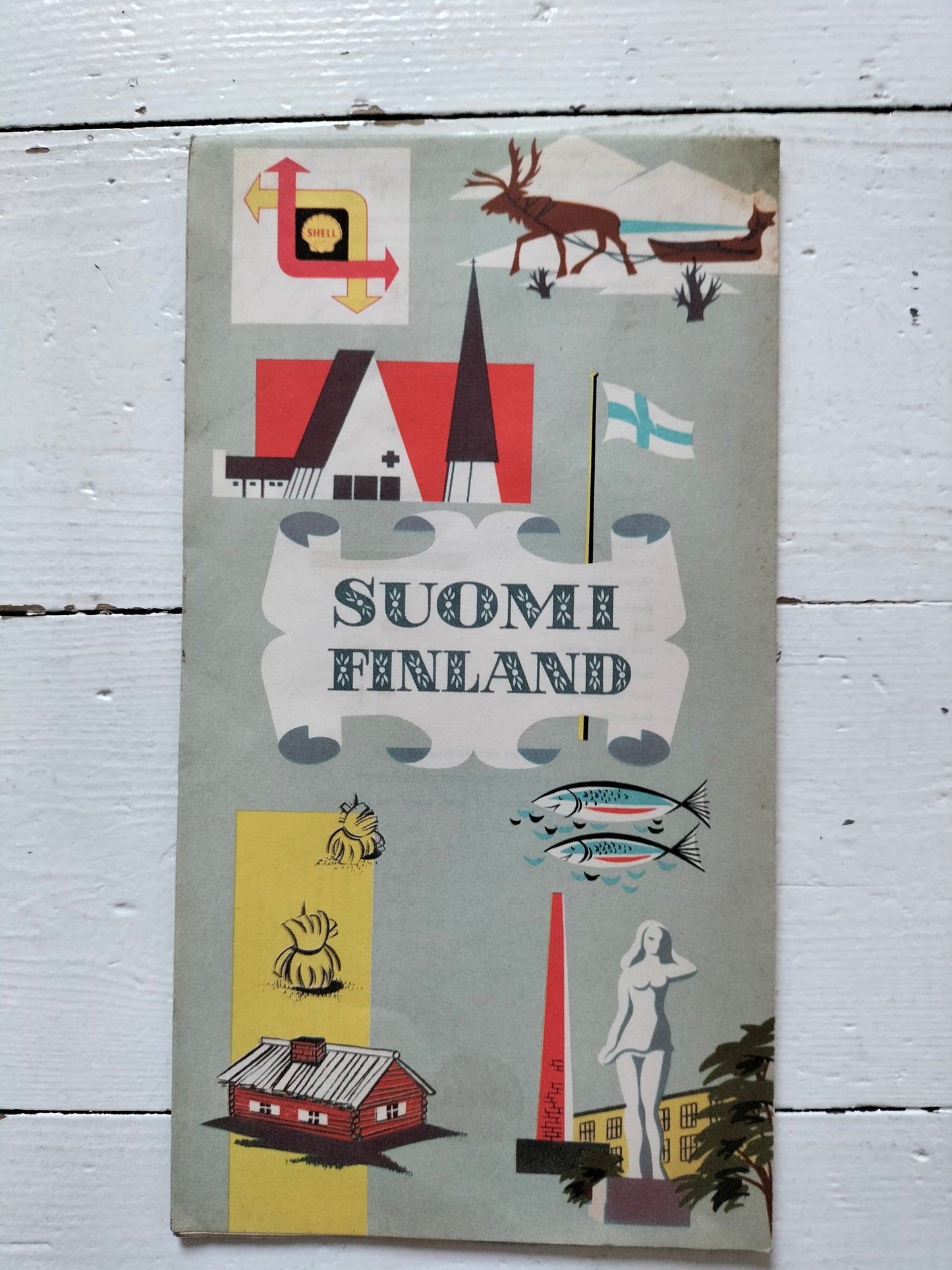 Ancienne carte routière années 60 au choix